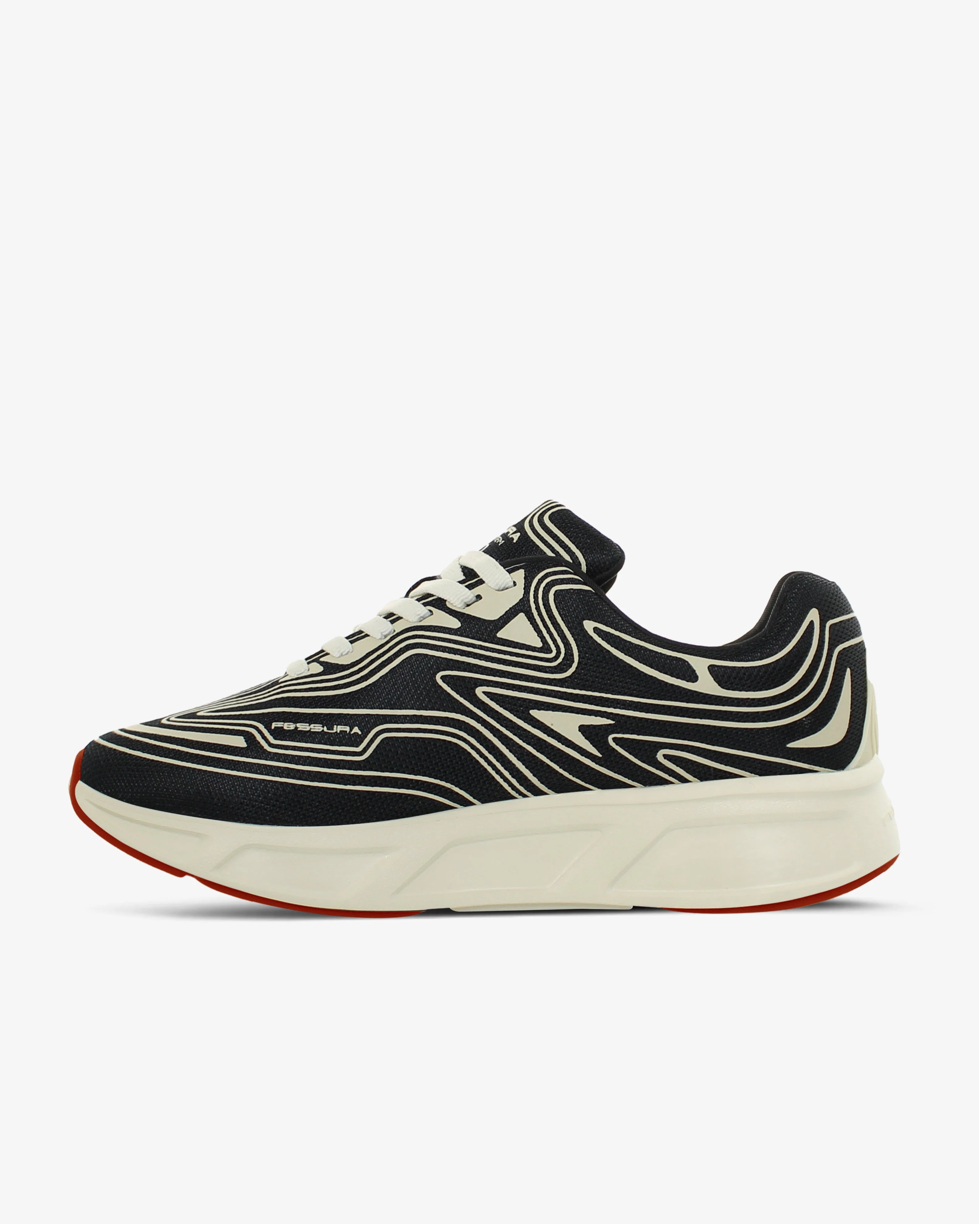 Fessura Italia Walk #01 02 Black-milk Running Sneakers