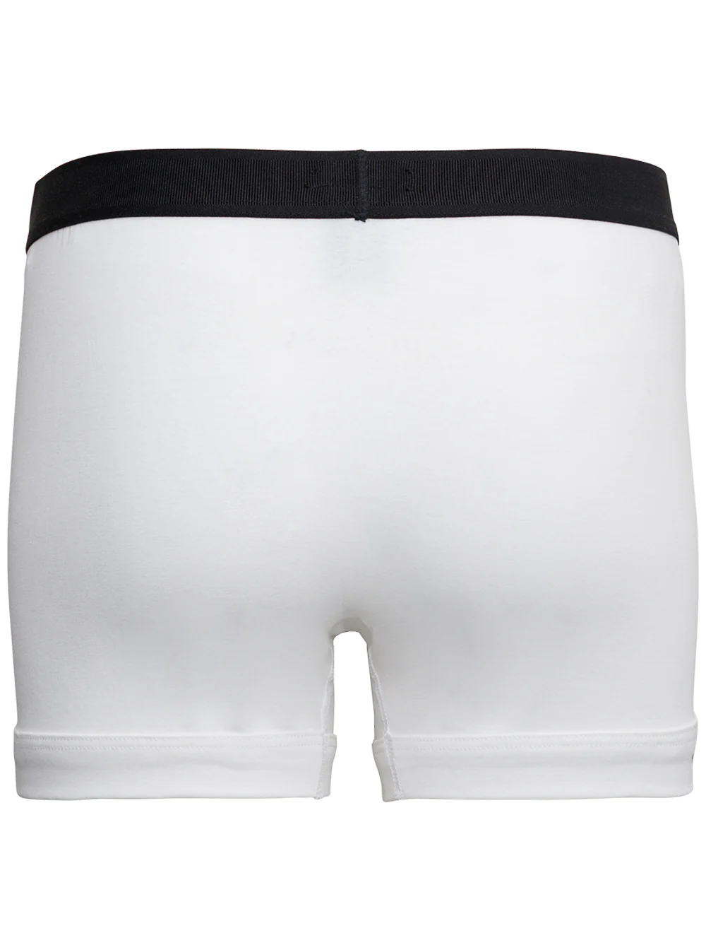 Tom Ford White Boxer Shorts with Elastic Waist Logo Lettering in Cotton Man Elastane Underwear