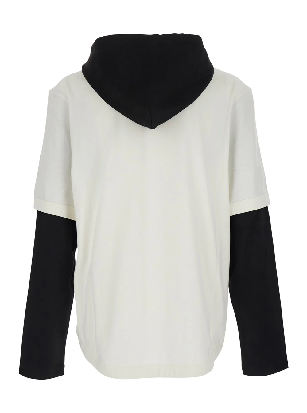 Jacquemus White T-Shirt Le Tshirt Letro Ml With Long Sleeves And Round Neck In Cotton For Women White/black Shirts Blouses