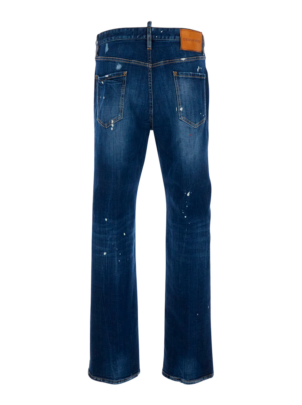 Dsquared2 Jeans 643 with All-Over Details and Logo Patch on the Back in Blue Denim for Men Blu Cotton Dsquared2 Jeans 643 with All-Over Details and Logo Patch on the Back in Blue Denim for Men Blu Cotton