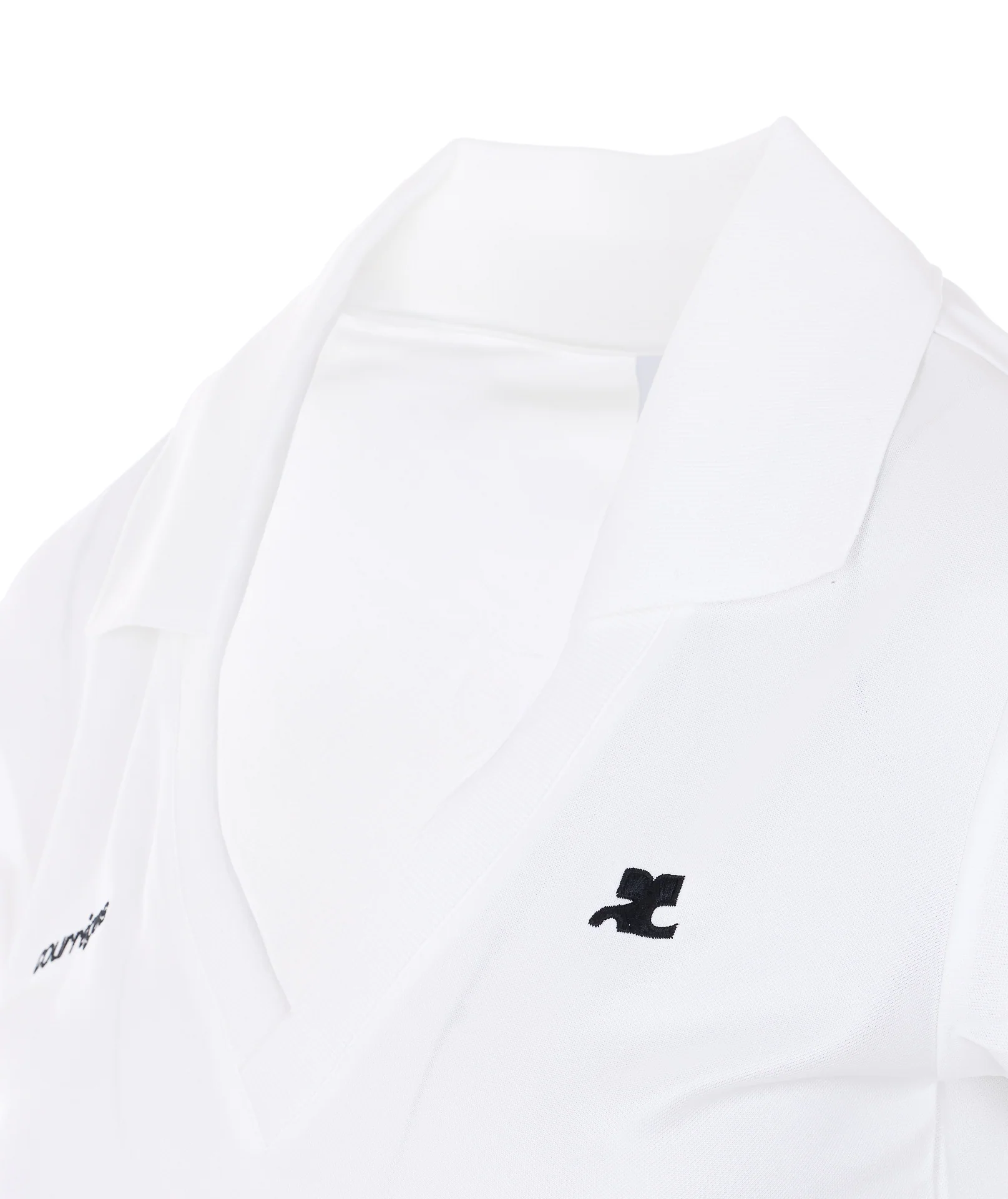 Courreges T-shirts and Polos White Polyester