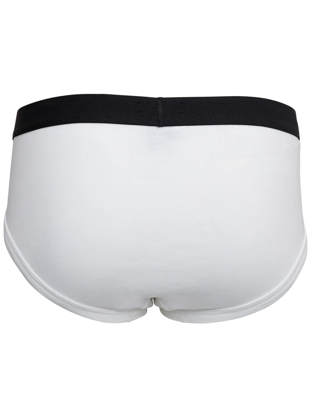 Tom Ford White Briefs with Logo in Cotton Man Elastane Underwear