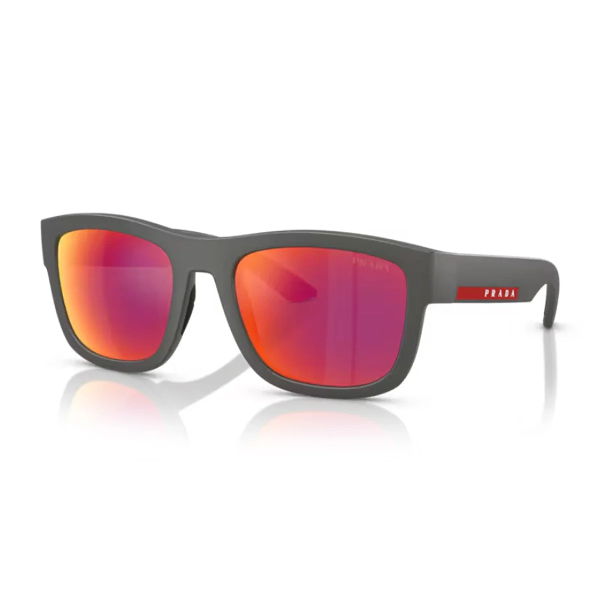 Prada Linea Rossa Ps 01zs Gray Nylon Sunglasses