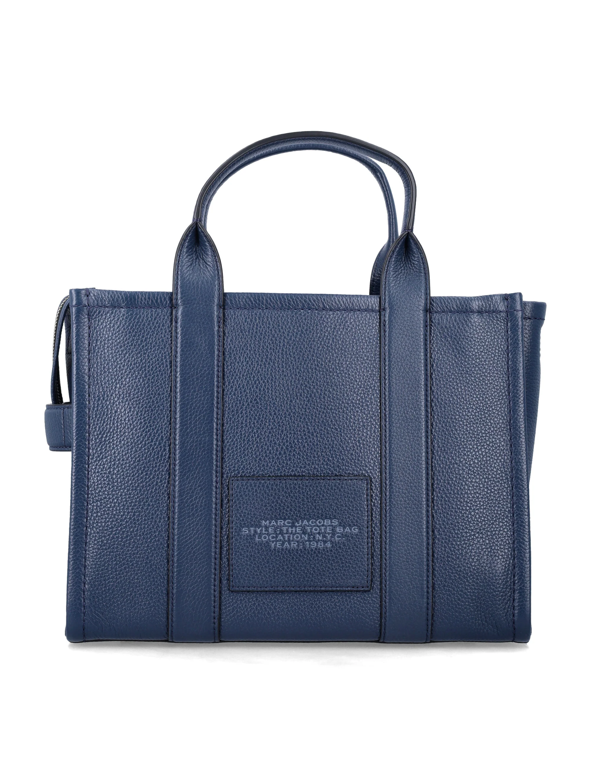 Marc Jacobs The Medium Tote Bag in Leather Blue Sea Cow