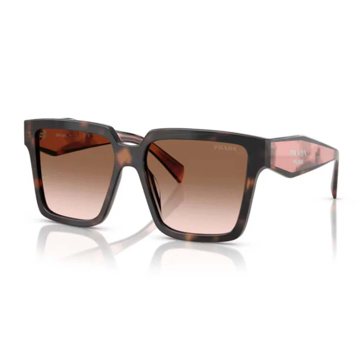 Prada Pr 24zs Havana Acetato Sunglasses