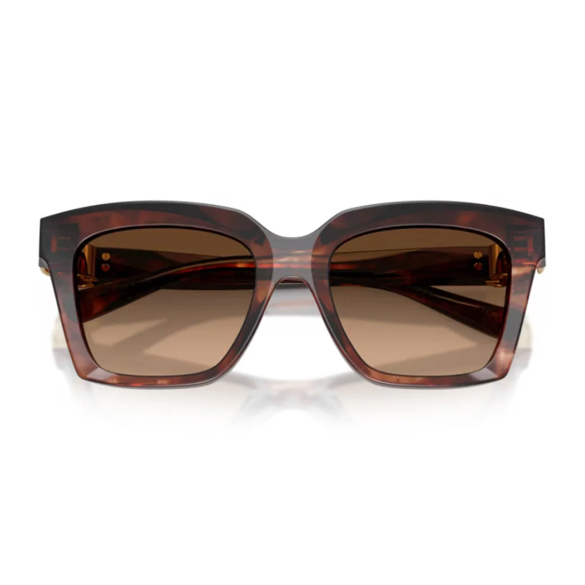 Dolce & Gabbana Dg4498 Dg Hinge Dark Red Havana Acetato Sunglasses