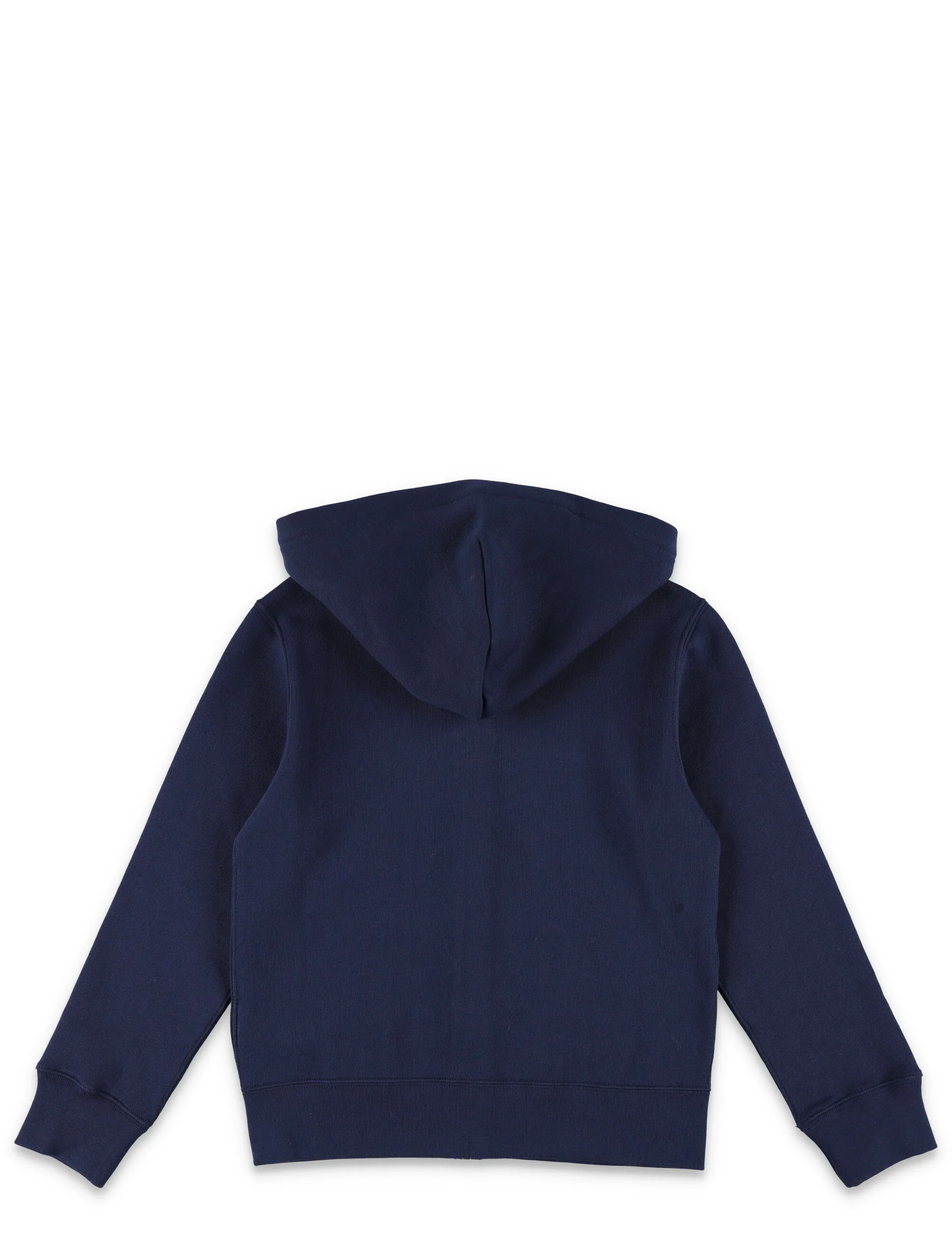 Polo Ralph Lauren Kid - Zip Fleece Hoodie Navy Cotton Sweatshirt