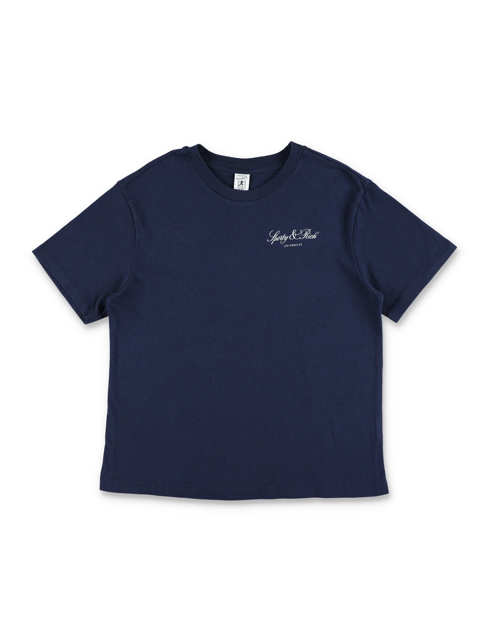 Sporty & Rich Vendome La Kids T-Shirt Dark Navy Recycled Cotton