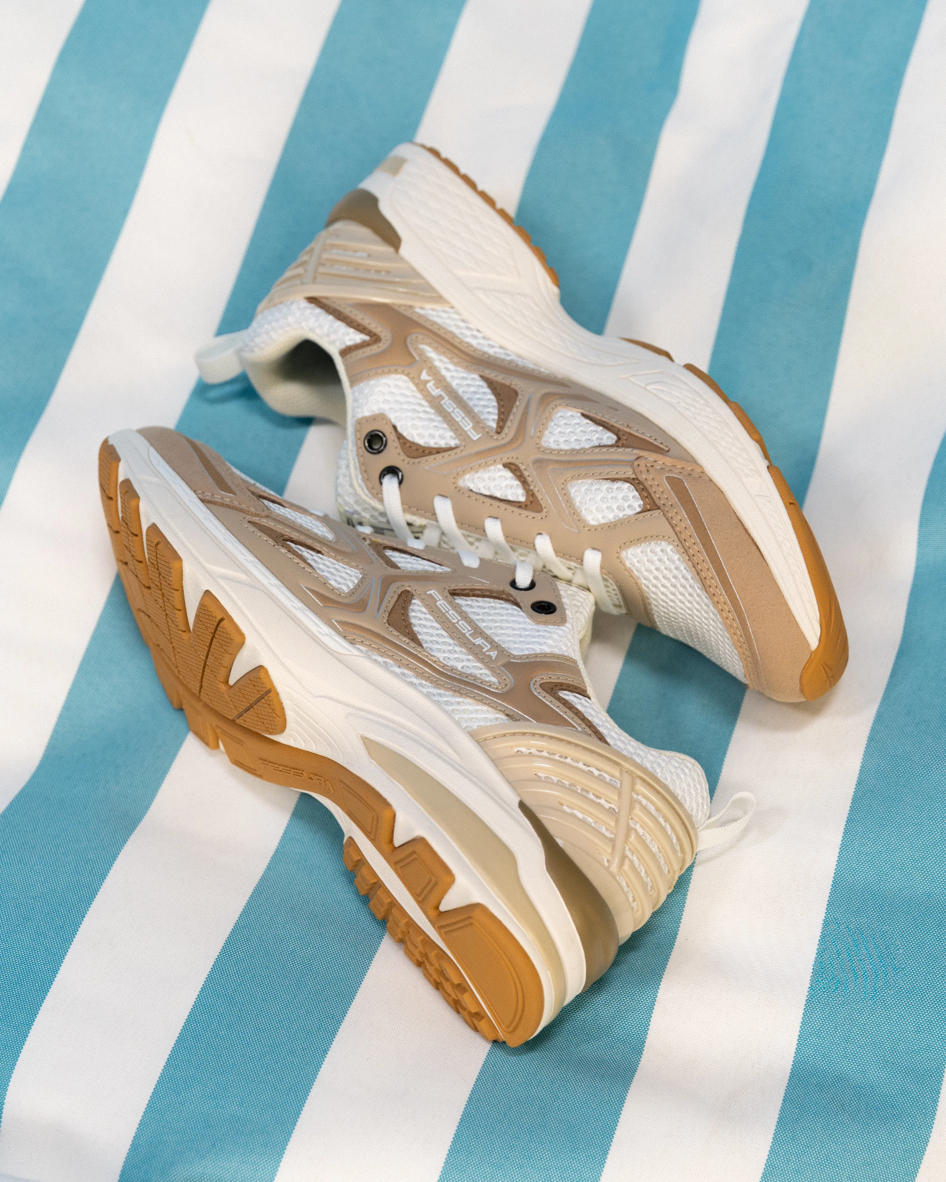 Fessura City 01 05 Sand-white Everyday Sneakers