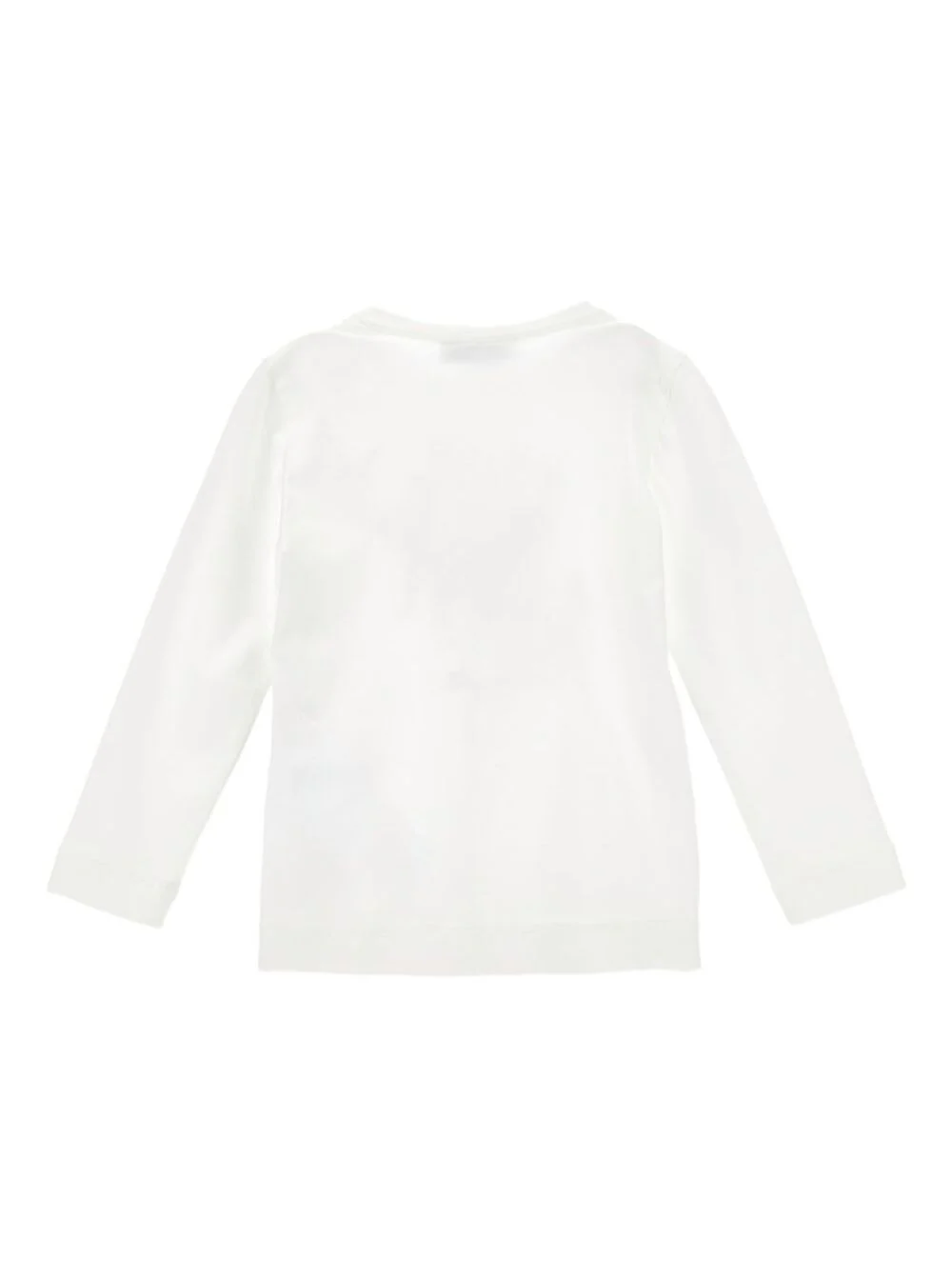 Monnalisa Kids T-Shirt St.lovers Jersey Cotone Stretch White Cotton Elastane Tshirts And Polo Shirts