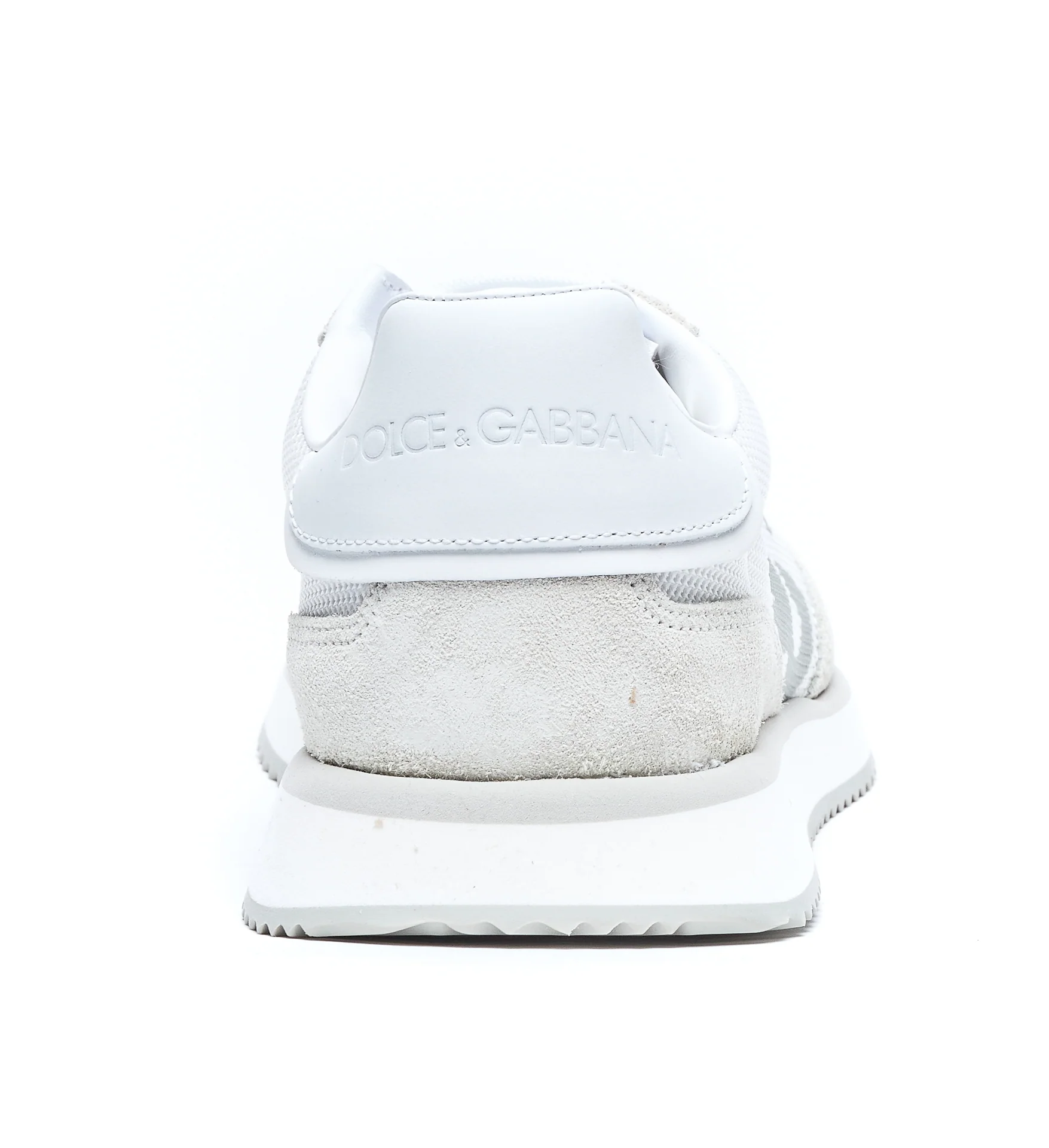 Dolce & Gabbana Sneakers White Suede And Fabric