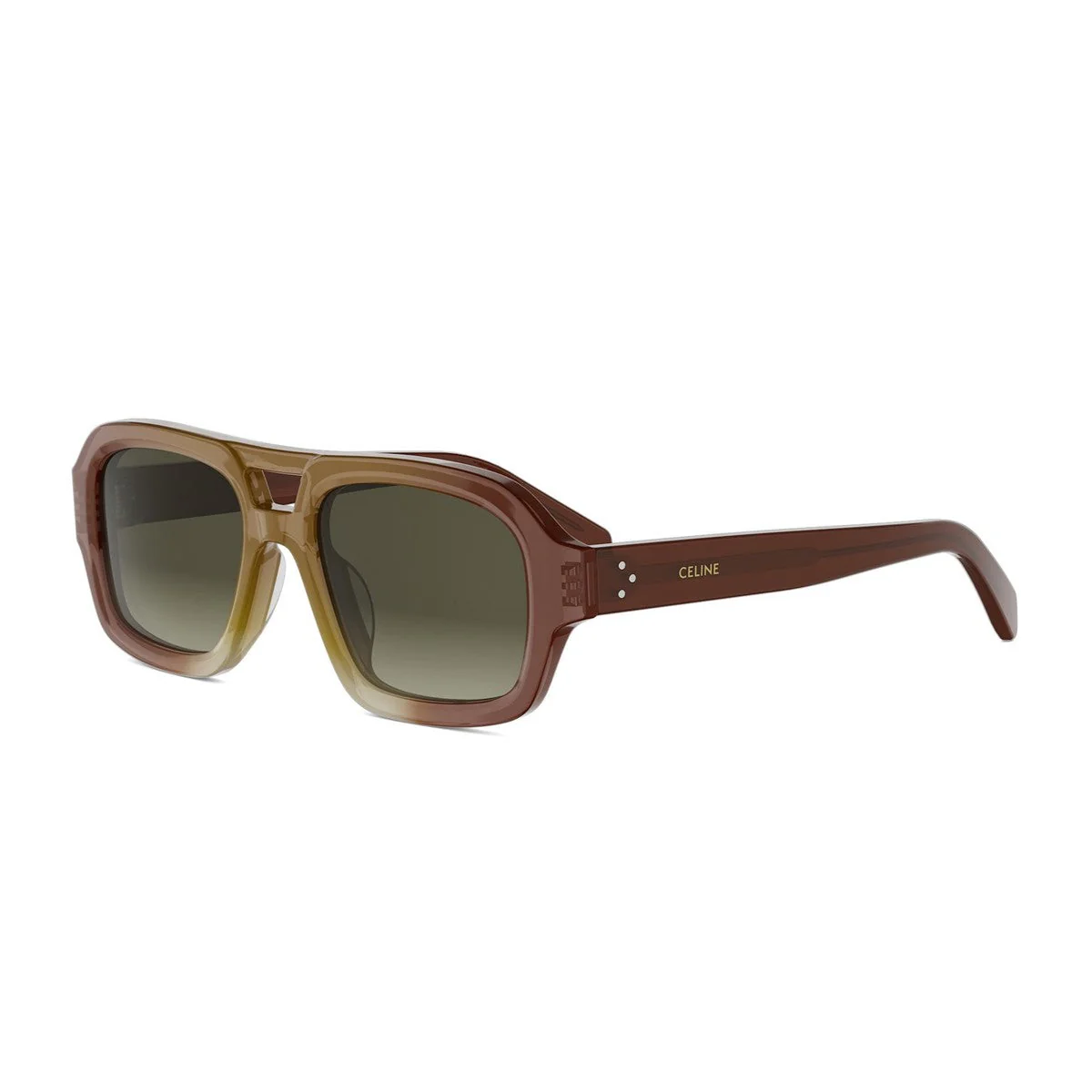Celine 3 Dots Brown Acetato Sunglasses