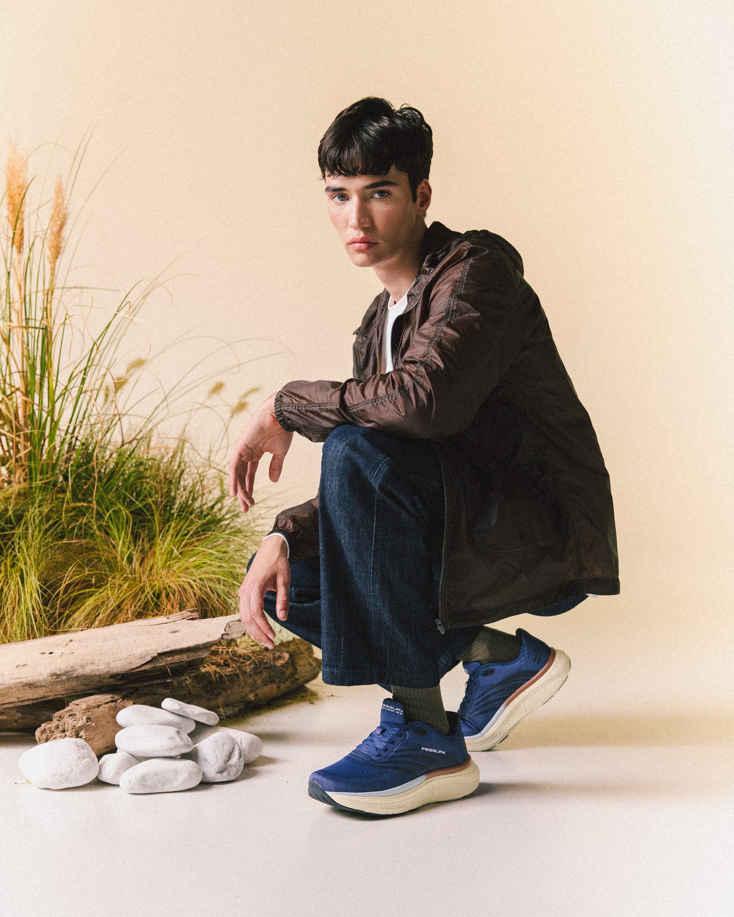 Fessura Italia Speed 01 10 Navy Running Sneakers