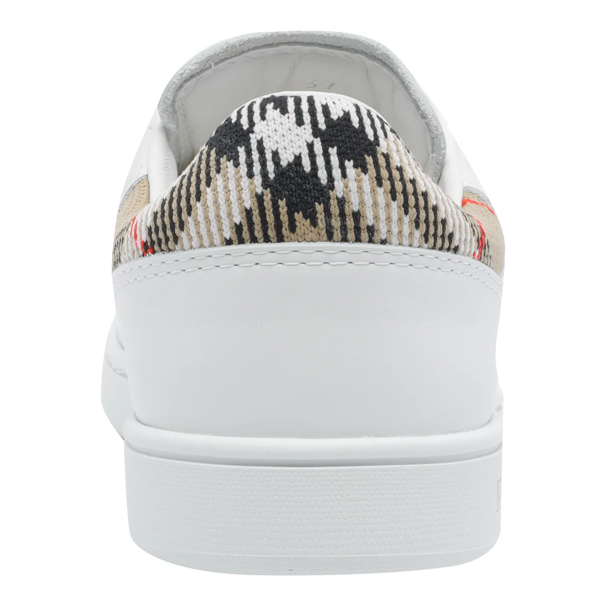 Burberry Sneakers White Calf Leather/rubber Sole
