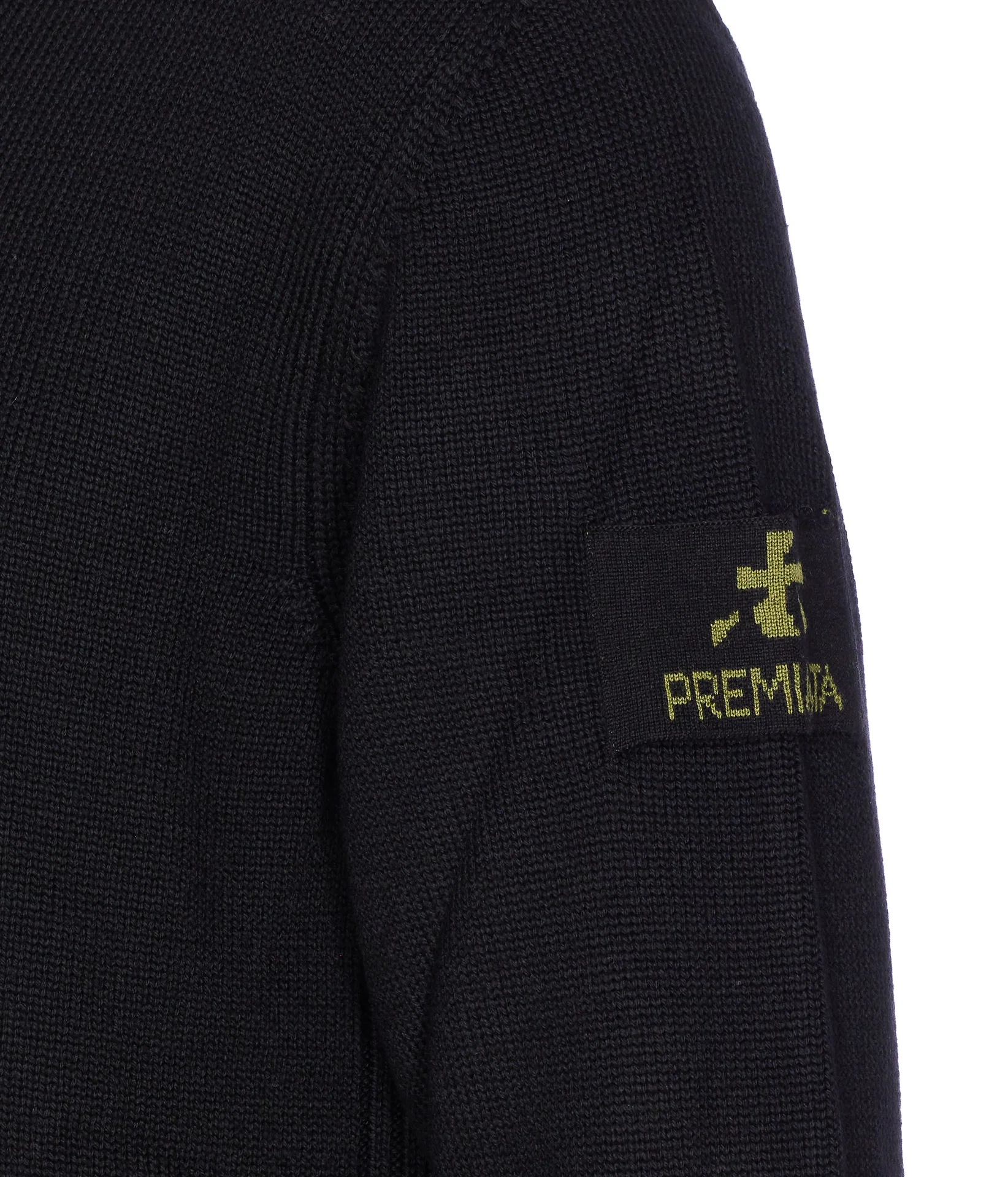 Premiata Sweaters Black Merino Wool