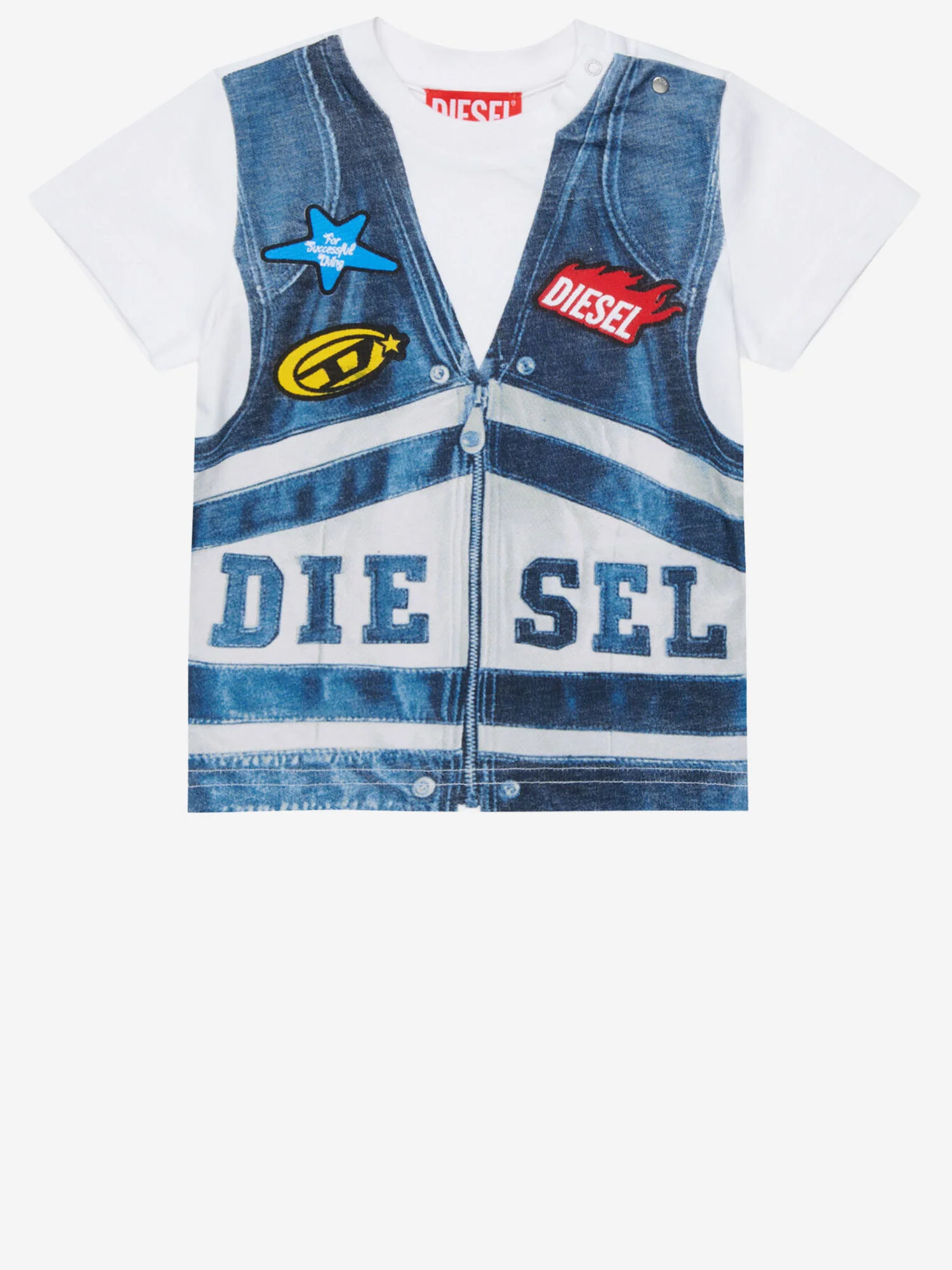 Diesel T-shirts and Polos Red Cotone