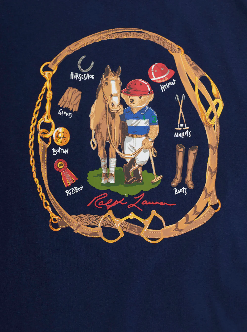 Polo Ralph Lauren Kids Blue T-Shirt With Maxi Logo On The Front Cotton For Kids Blu Tshirts And Polo Shirts