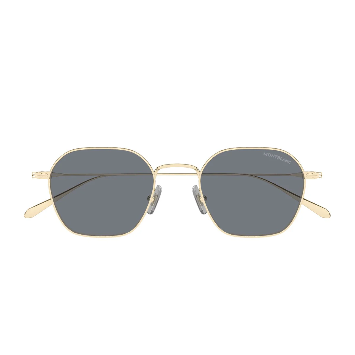 Montblanc Mb0472s Linea Nib Gold Metallo Sunglasses