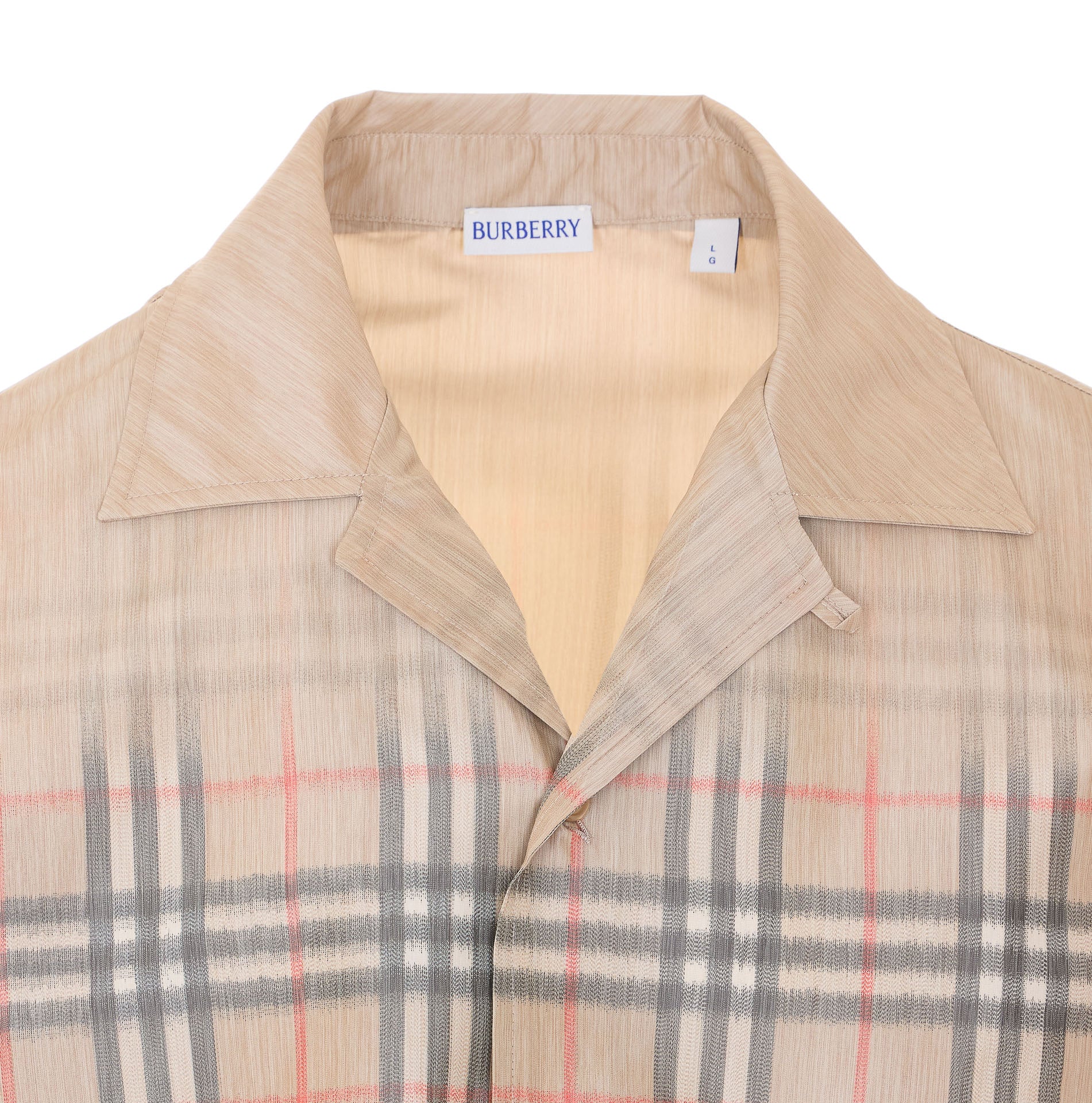 Burberry Shirts Beige Viscose