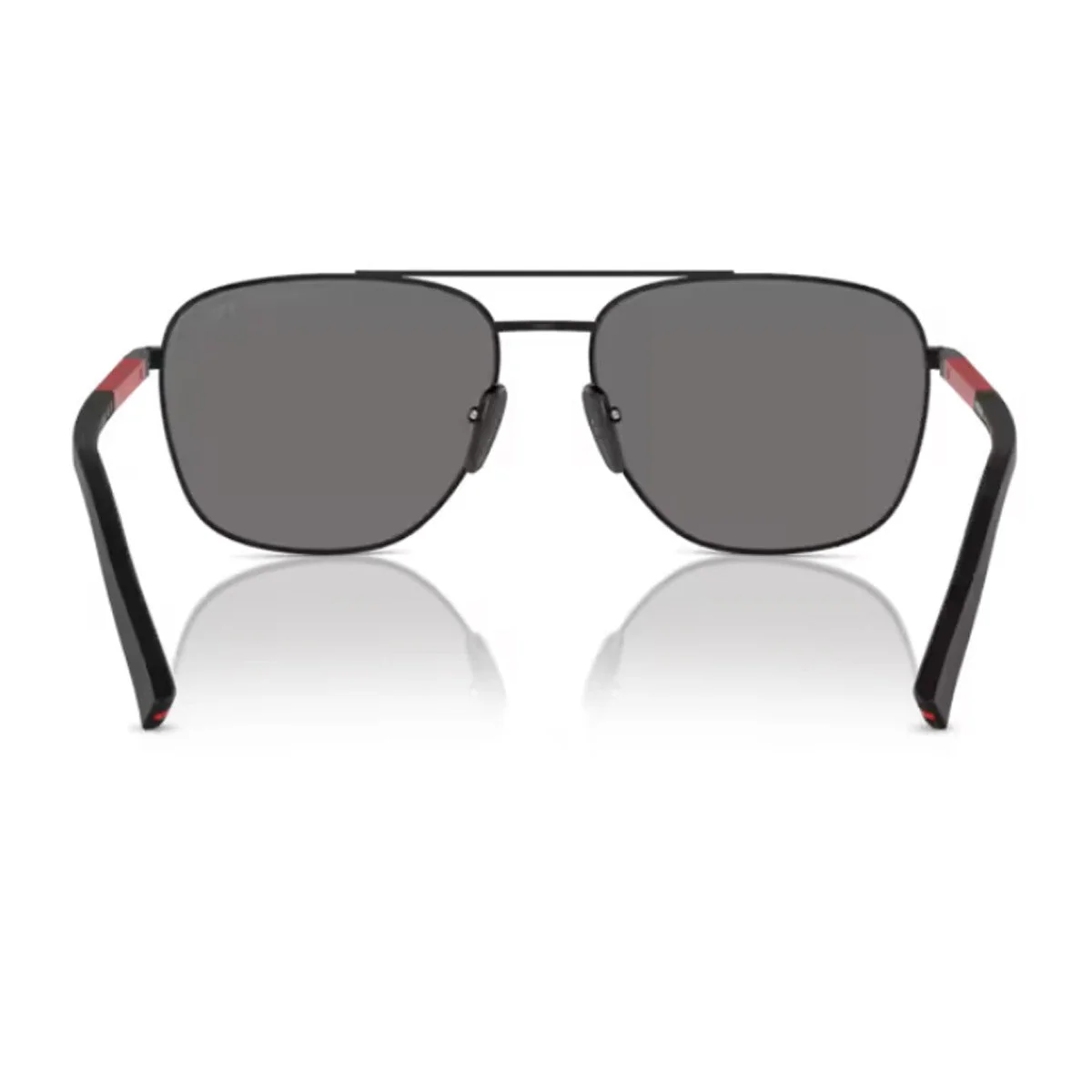 Prada Linea Rossa Ps 54zs Black Metallo/gommato Sunglasses