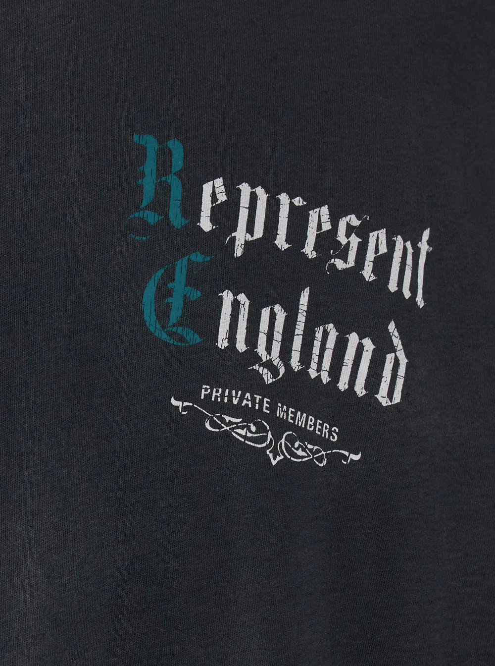 Represent T-Shirt Private Members With Round Collar And Short Sleeves Black Unisex Cotton Tshirts Polo Shirts