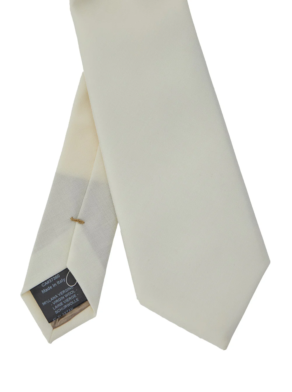 Emporio Armani White Tie with Back Closure in Stretch Wool for Men Virgin Elastane Papillon And Ties Emporio Armani White Tie with Back Closure in Stretch Wool for Men Virgin Elastane Papillon And Ties
