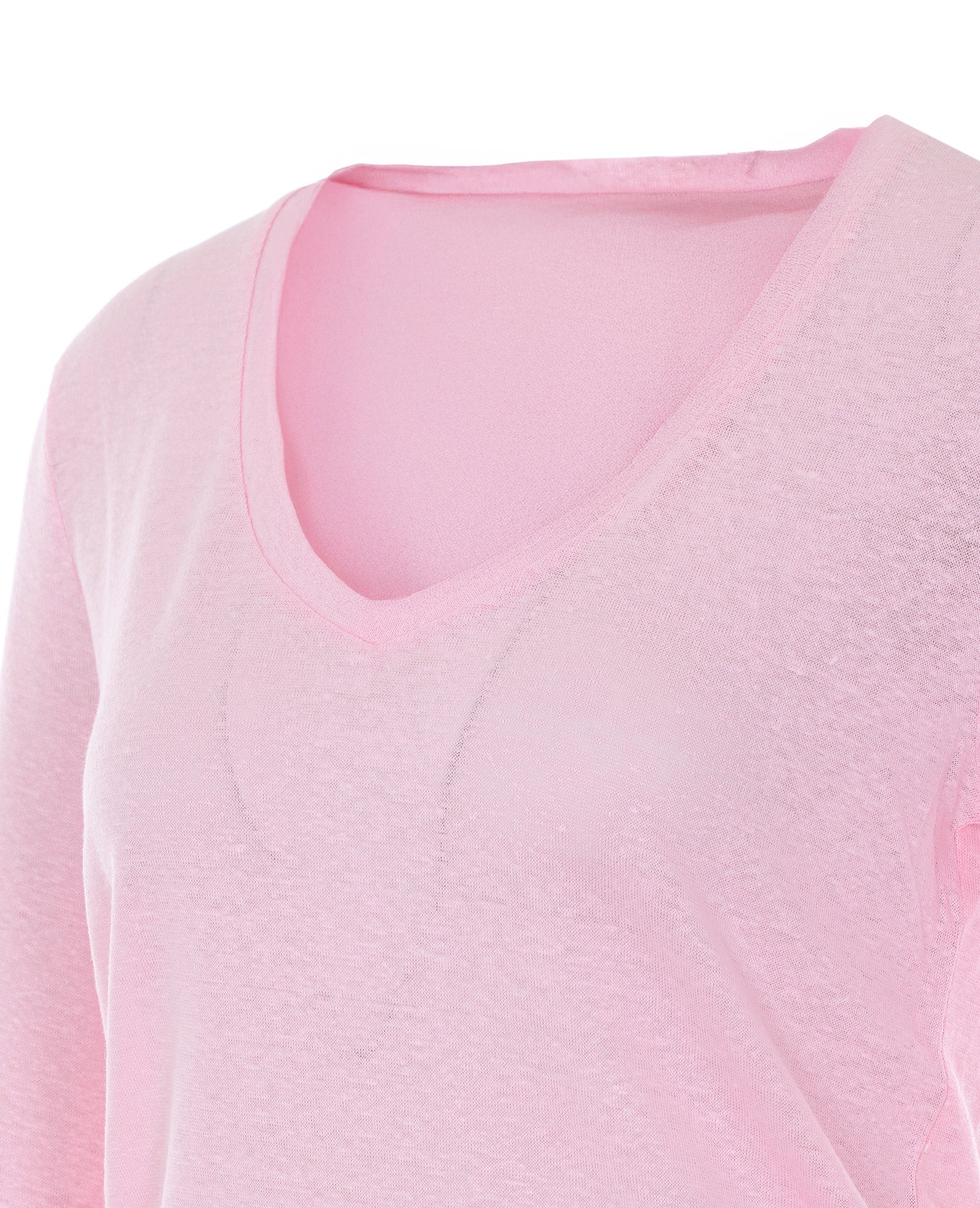 Not Shy T-Shirts And Polos Pink Linen
