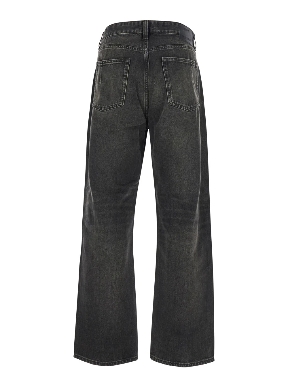 Won Hundred Black Jeans with Belt Loops in Denim Man Organic Cotton