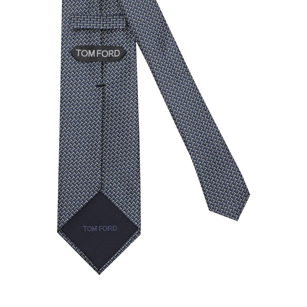 Tom Ford Ties Blue Silk
