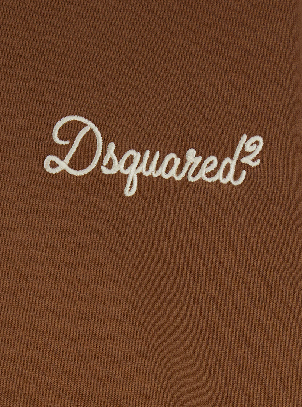 Dsquared2 Brown Hoodie with Drawstring and Logo Lettering on the Front in Cotton for Men Sweatshirts Dsquared2 Brown Hoodie with Drawstring and Logo Lettering on the Front in Cotton for Men Sweatshirts