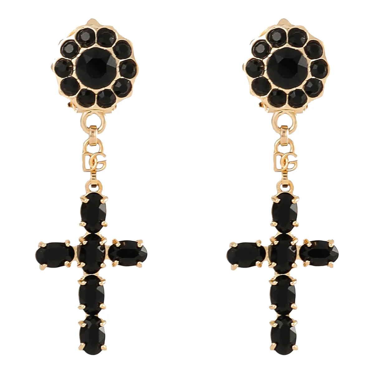 Dolce & Gabbana Bijoux Black Brass Glass