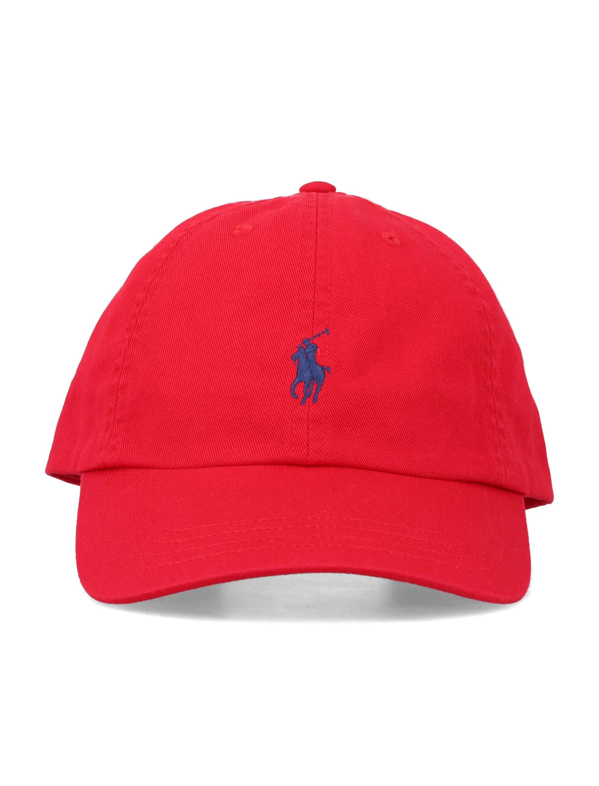 Polo Ralph Lauren Kids Cotton Chino Baseball Cap Red Hat