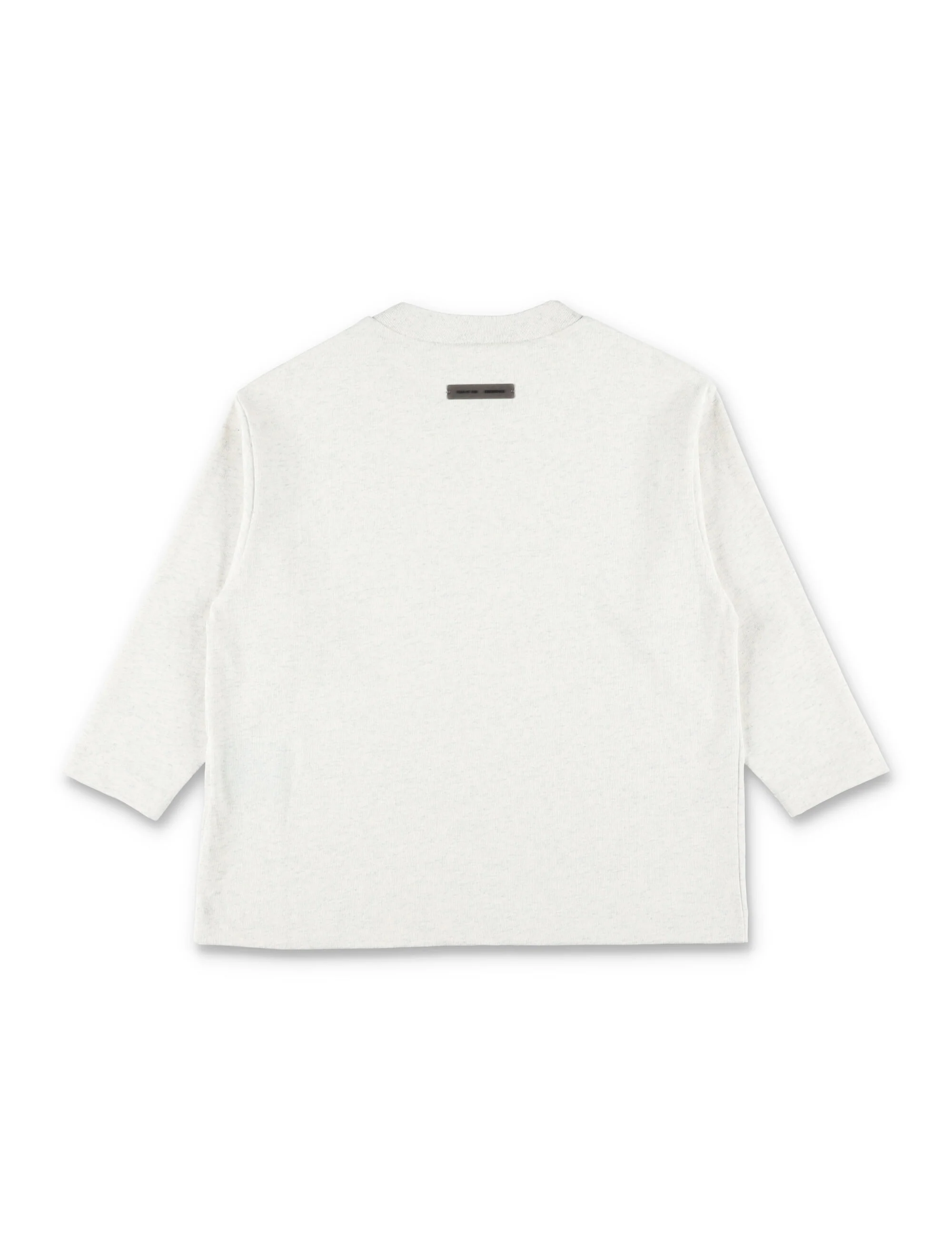 Essentials Fear Of God Kids Top Oatmeal Heather Cotton Tshirt