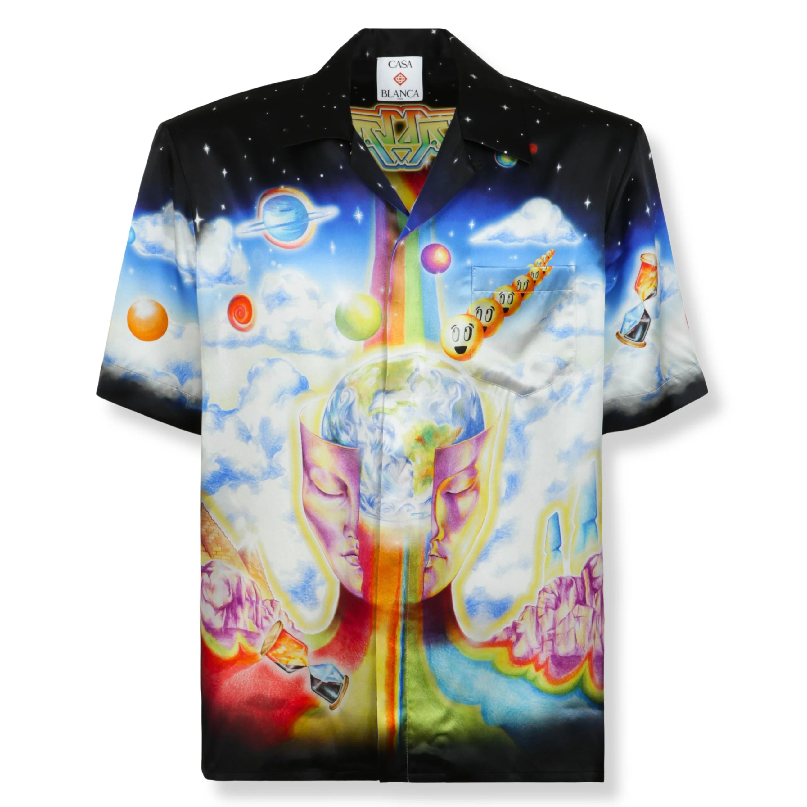 Casablanca The Essential Experience Shirt Silk Satin Camicia