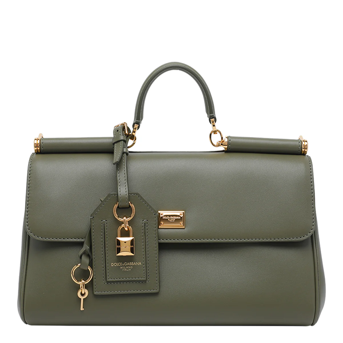 Dolce & Gabbana Green Calf Leather