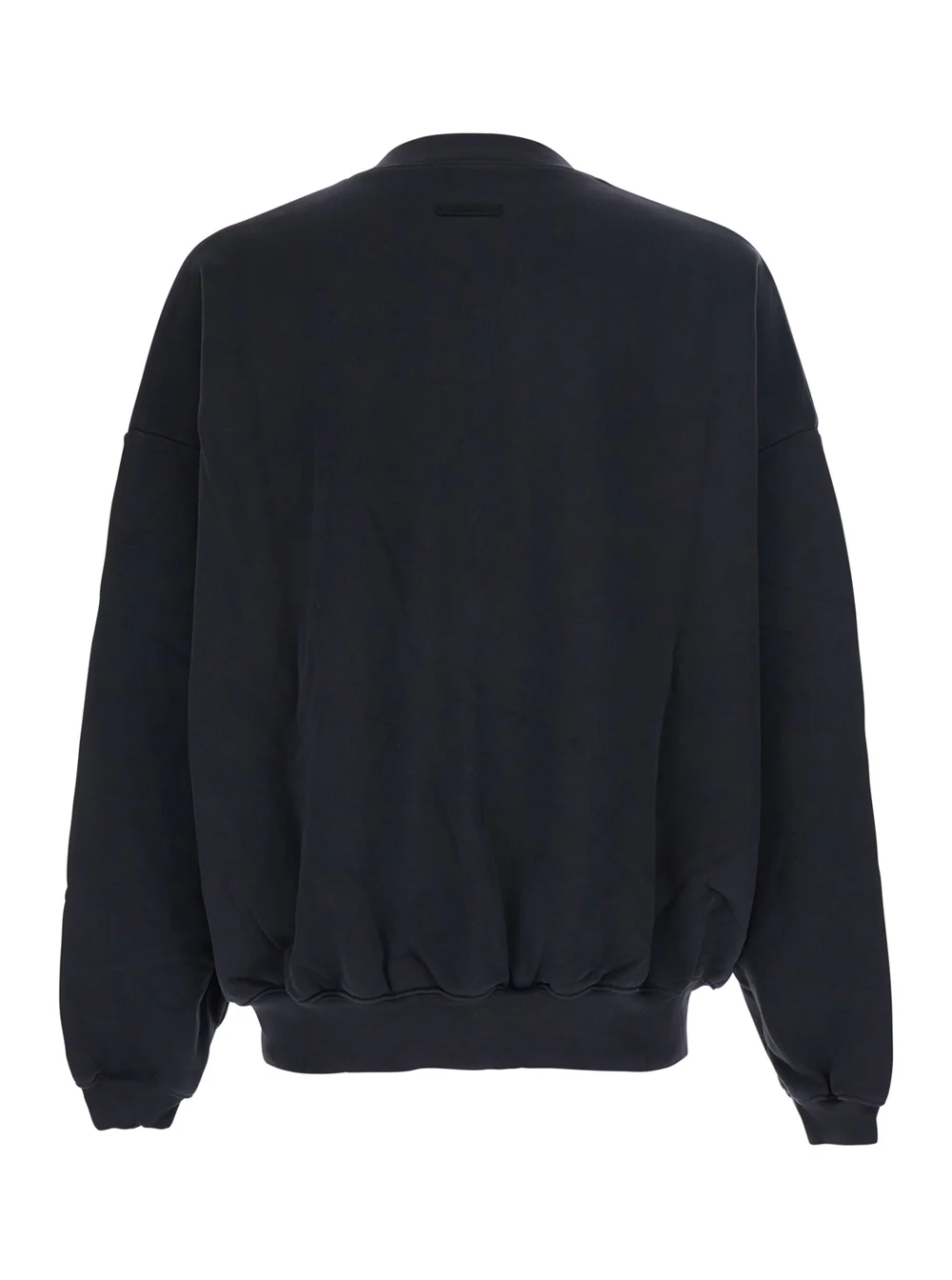 Fear Of God Training 90S Black Sweatshirt with Printed Logo on the Front in Cotton Man Sweatshirts