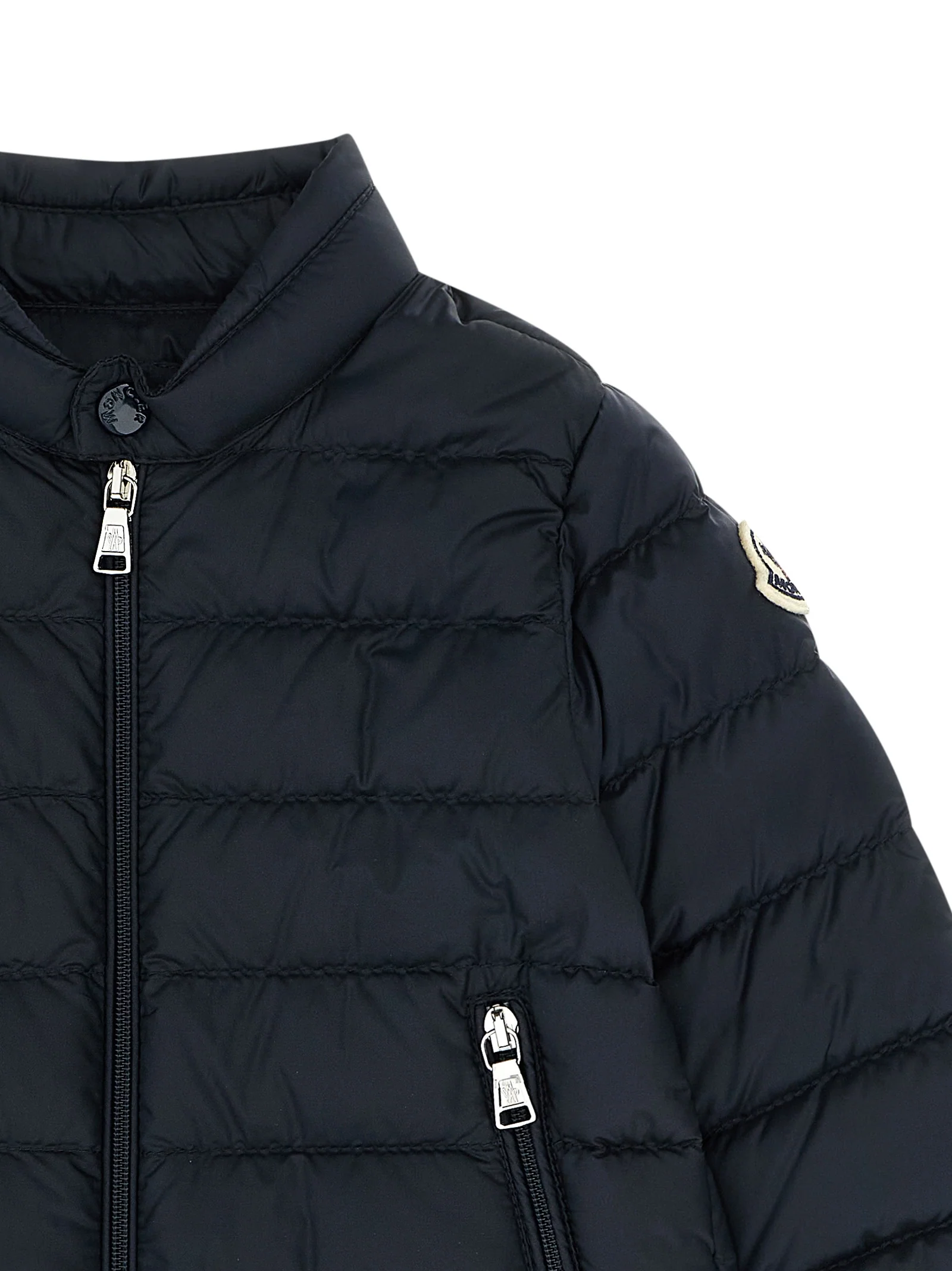 Moncler Enfant Acorus down jacket Blue Polyamide Jacket, Parka, Casual
