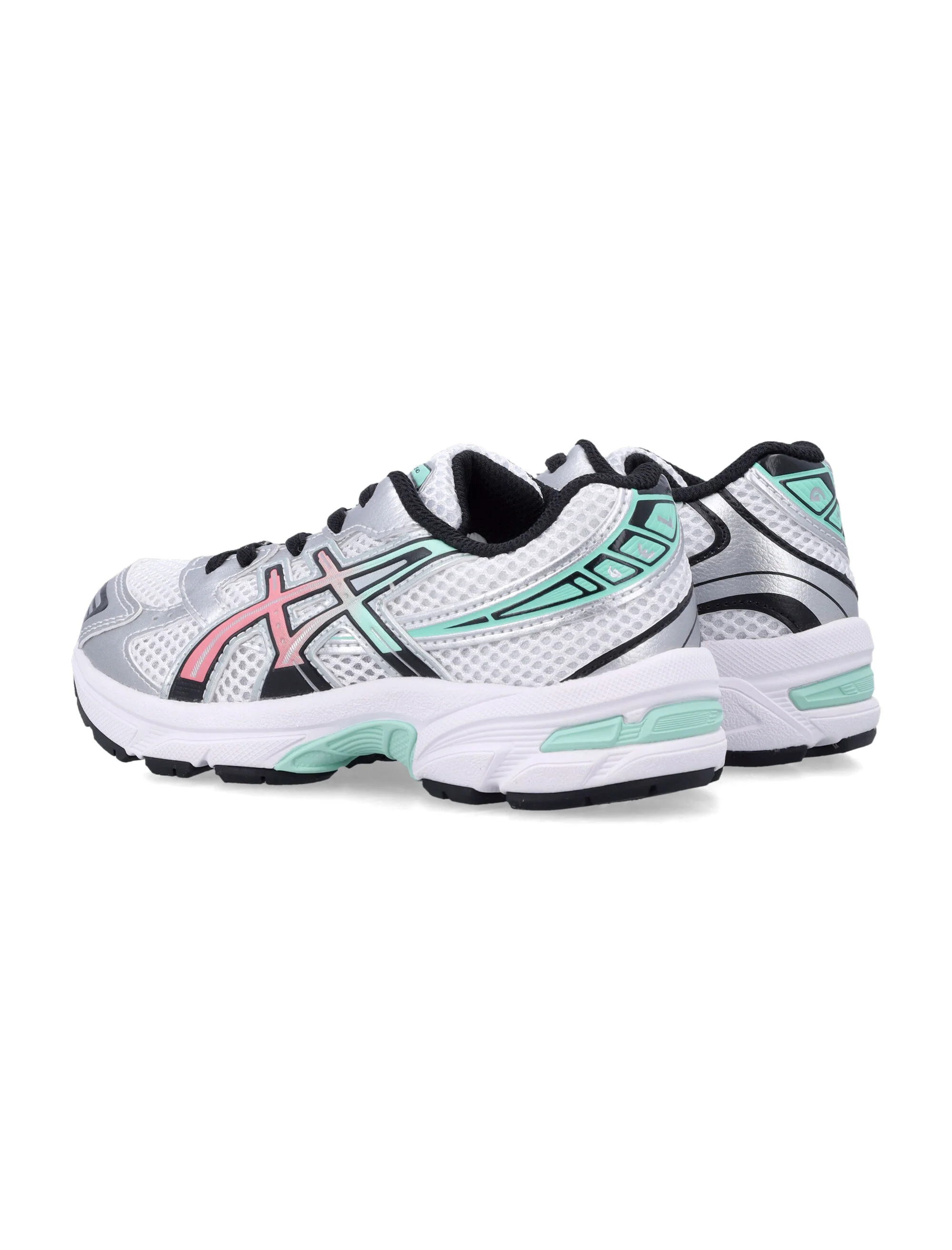 Asics Gel-1130 Ps Kids Sneakers White/ice Green Synthetic Sole