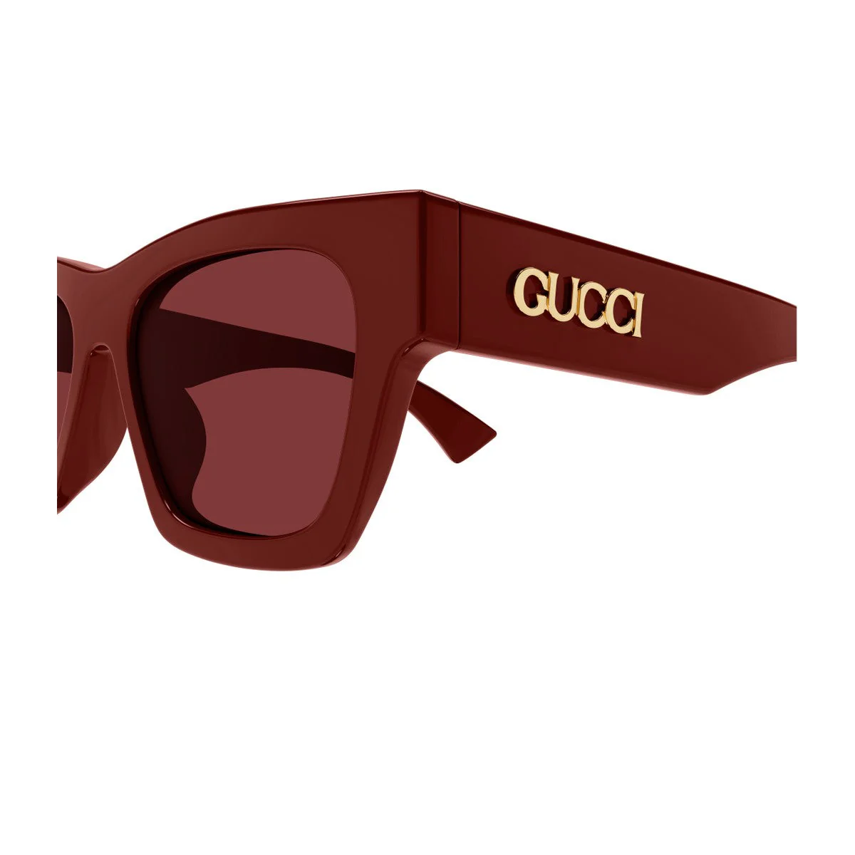 Gucci Gg1835s Linea Name Of Brand Burgundy Acetato Riciclato Sunglasses
