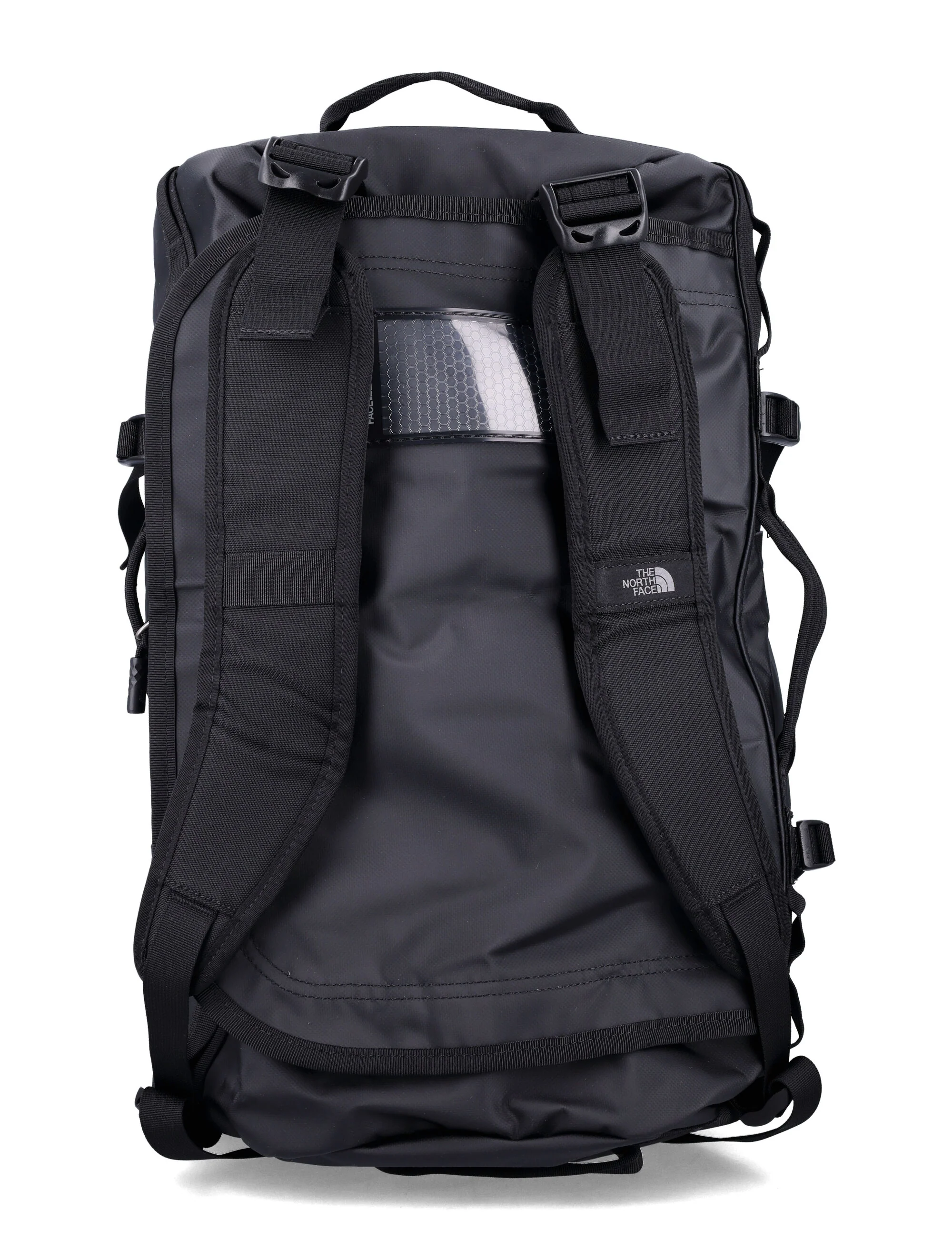 The North Face Base Camp S Duffle Black Recycled Poly Tarpaulin Backpack