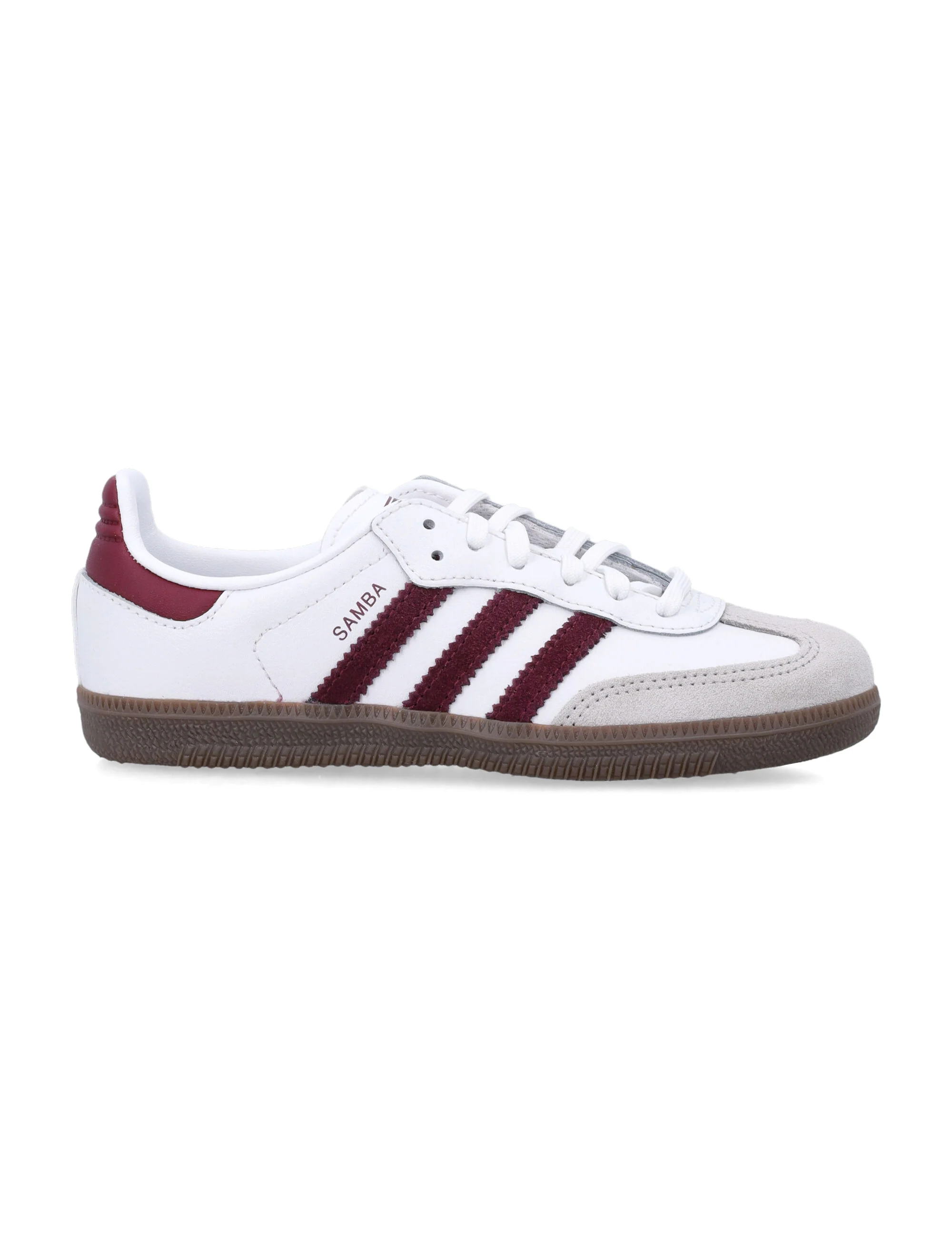 Adidas Originals Samba Og Girls Sneakers White/maroon Upper