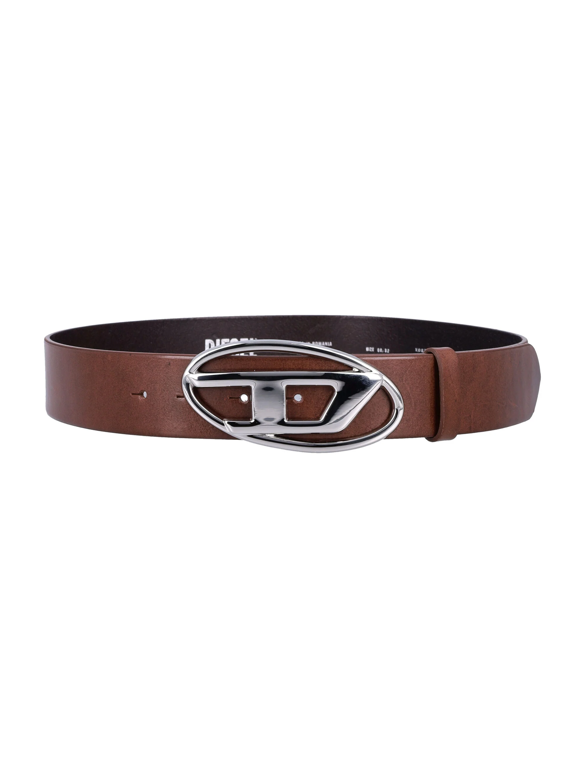 Diesel B-1dr W Belt Brown Cow Leather