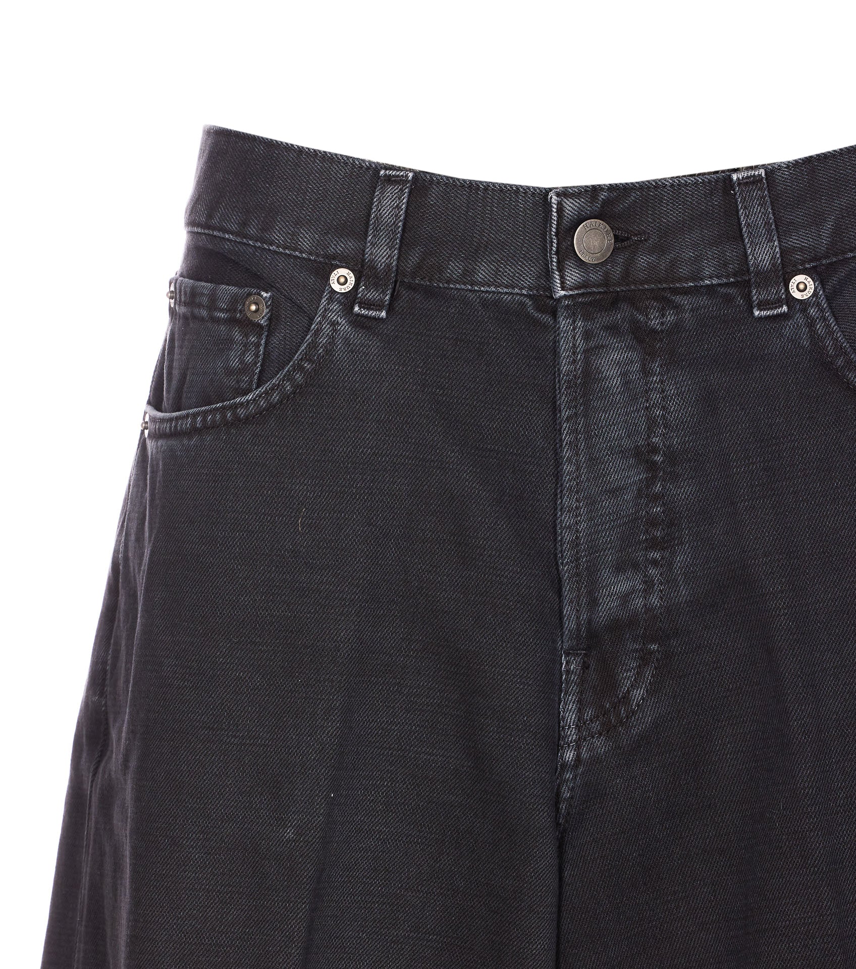 Haikure Jeans Black Cotton