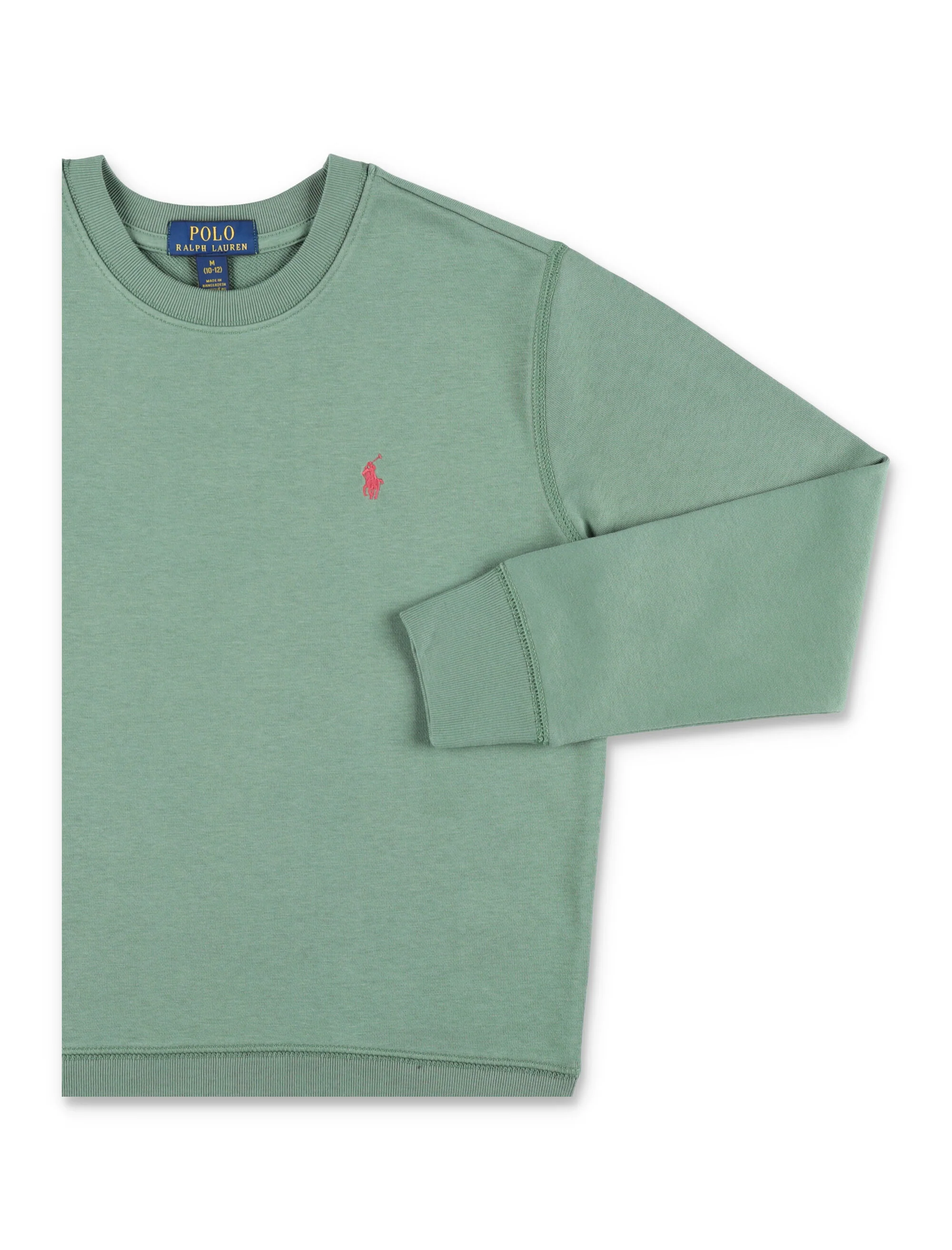 Polo Ralph Lauren Kid Cotton Sweatshirt Green Tshirt