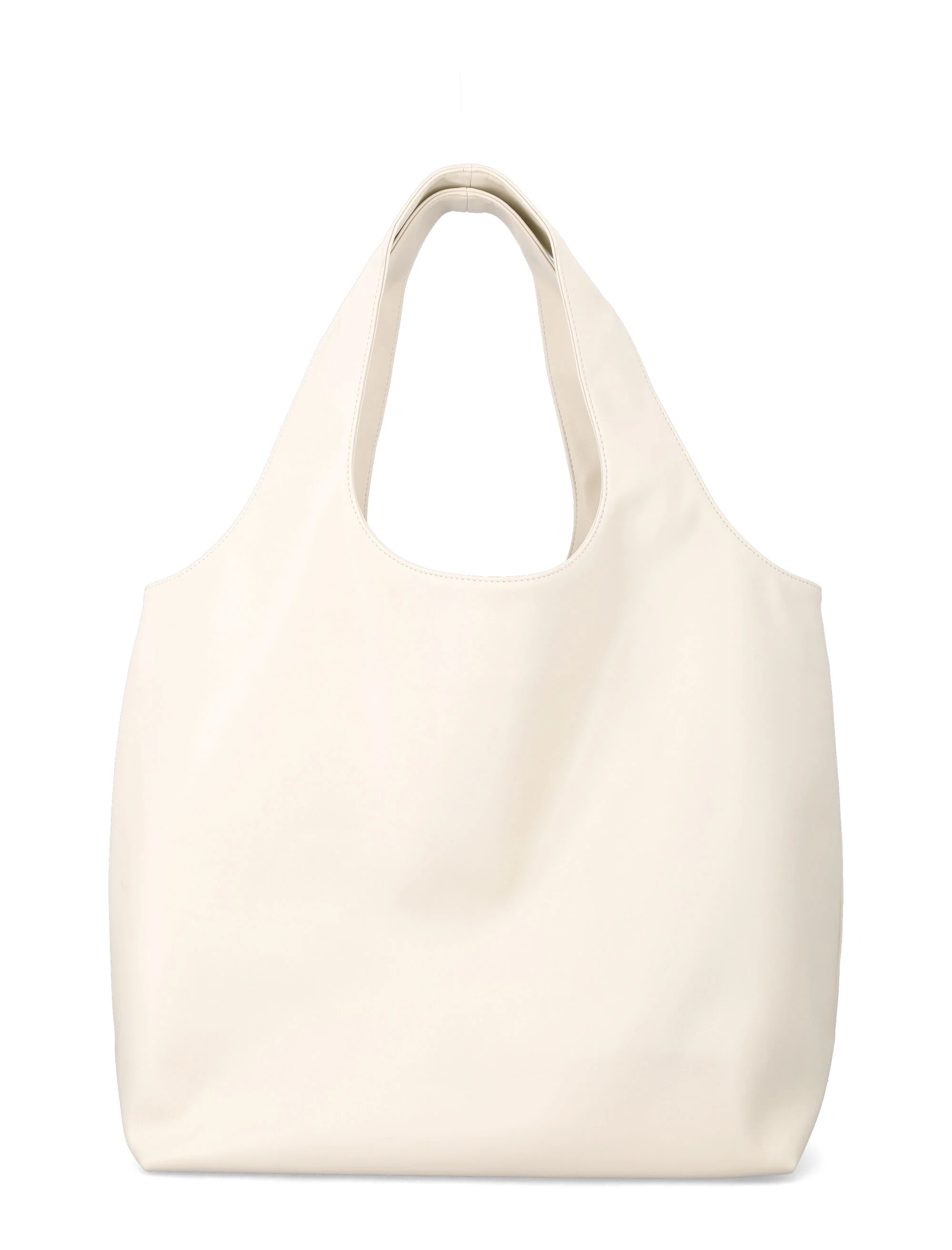 A.P.C. Ninon tote bag with logo Ecru Polyurethane