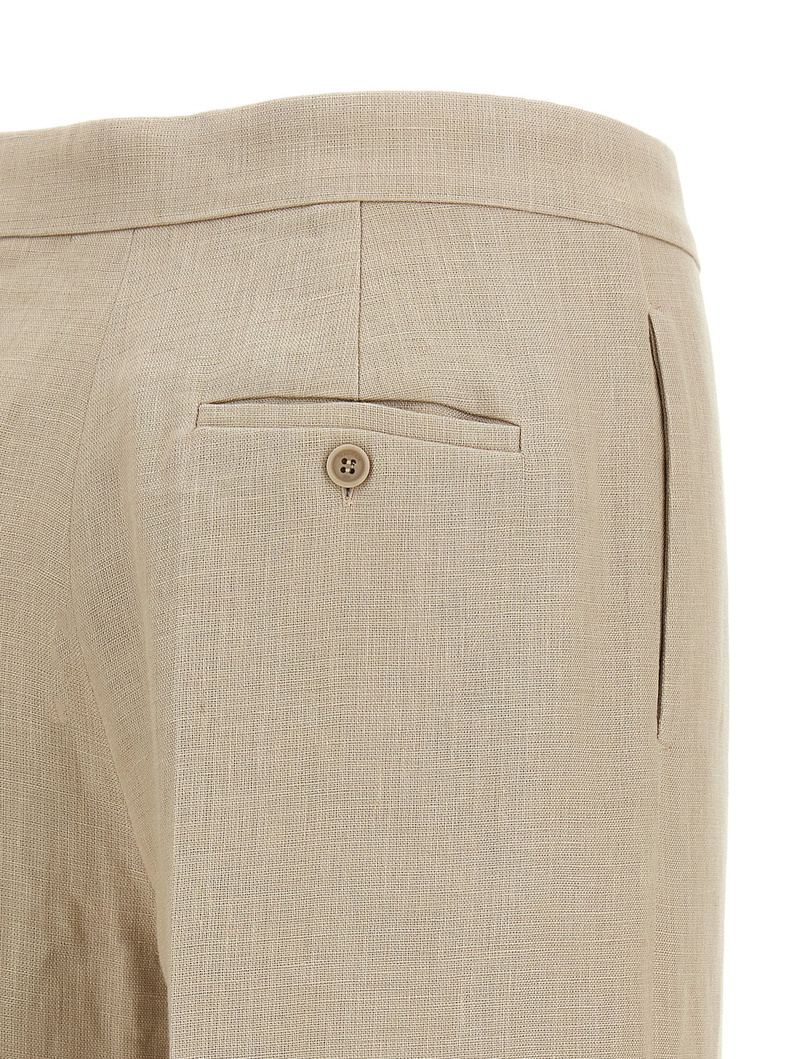 Max Mara MxsAngus pants Beige Linen