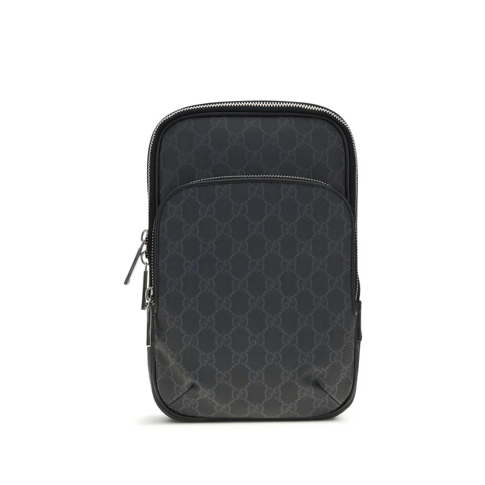 Gucci Black Polyurethane Shoulder Bag