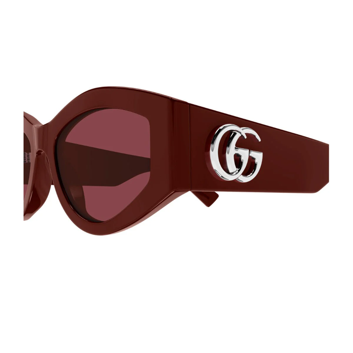 Gucci Gg1951s Linea Emblem Burgundy Acetato Riciclato Sunglasses