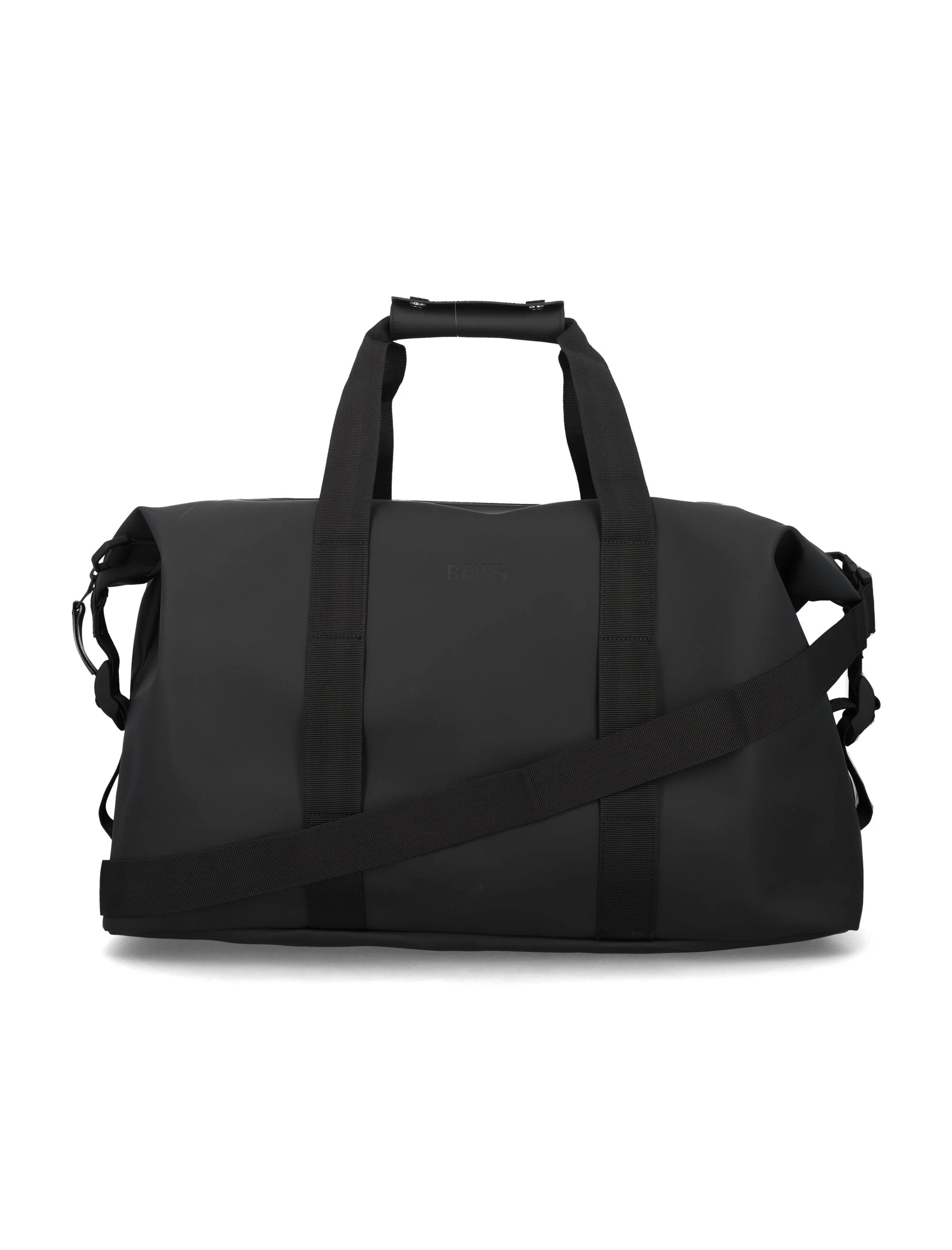 Rains Hilo Waterproof Weekend Bag Black Polyester Coating Tote