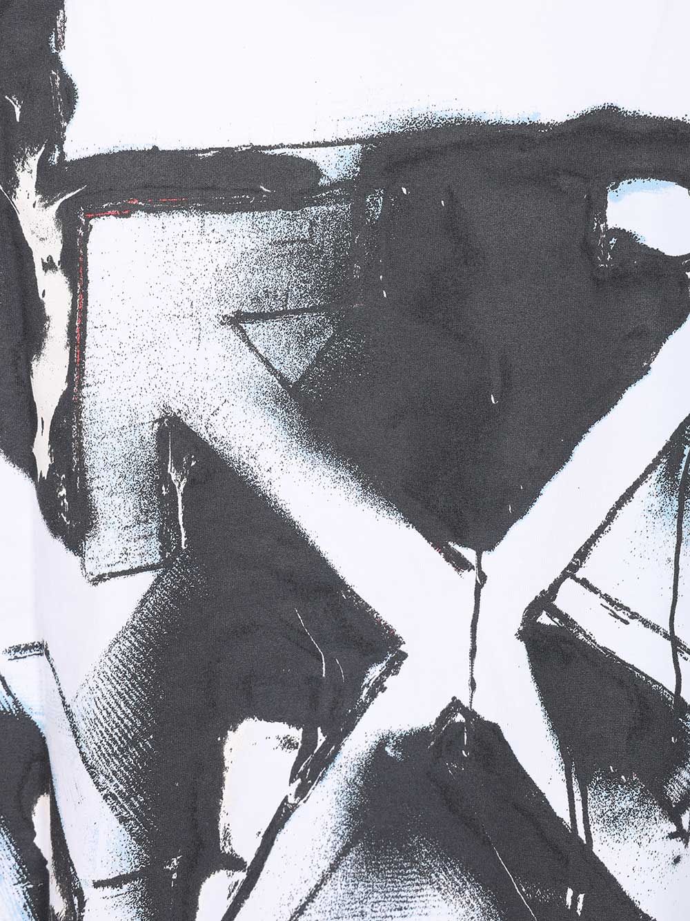 Off-White Arrow 3D spray T-shirt White Cotton